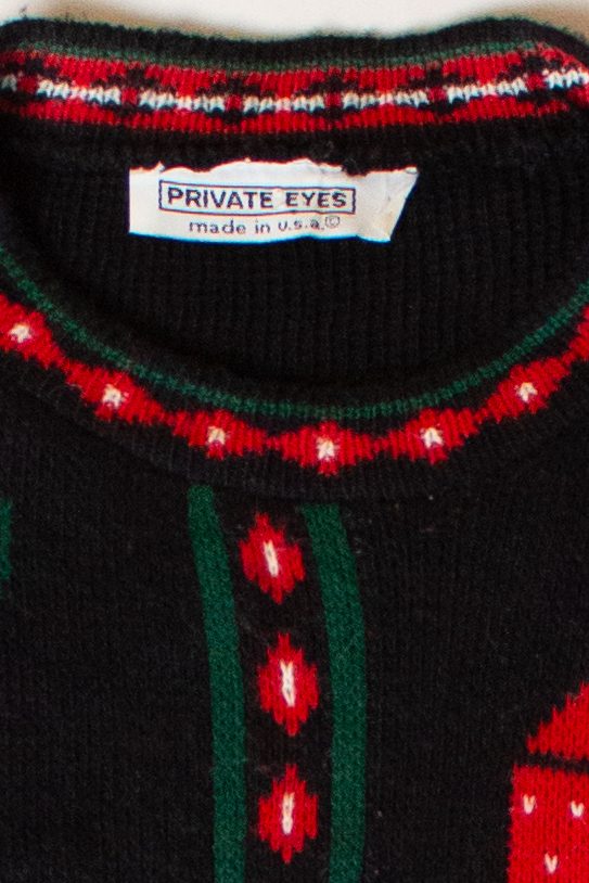 Vintage Bear Boxes Ugly Christmas Sweater (1990s)
