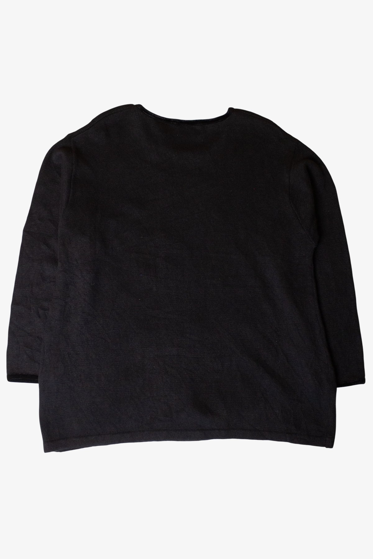 Black Flower Christmas Sweater (2000s)