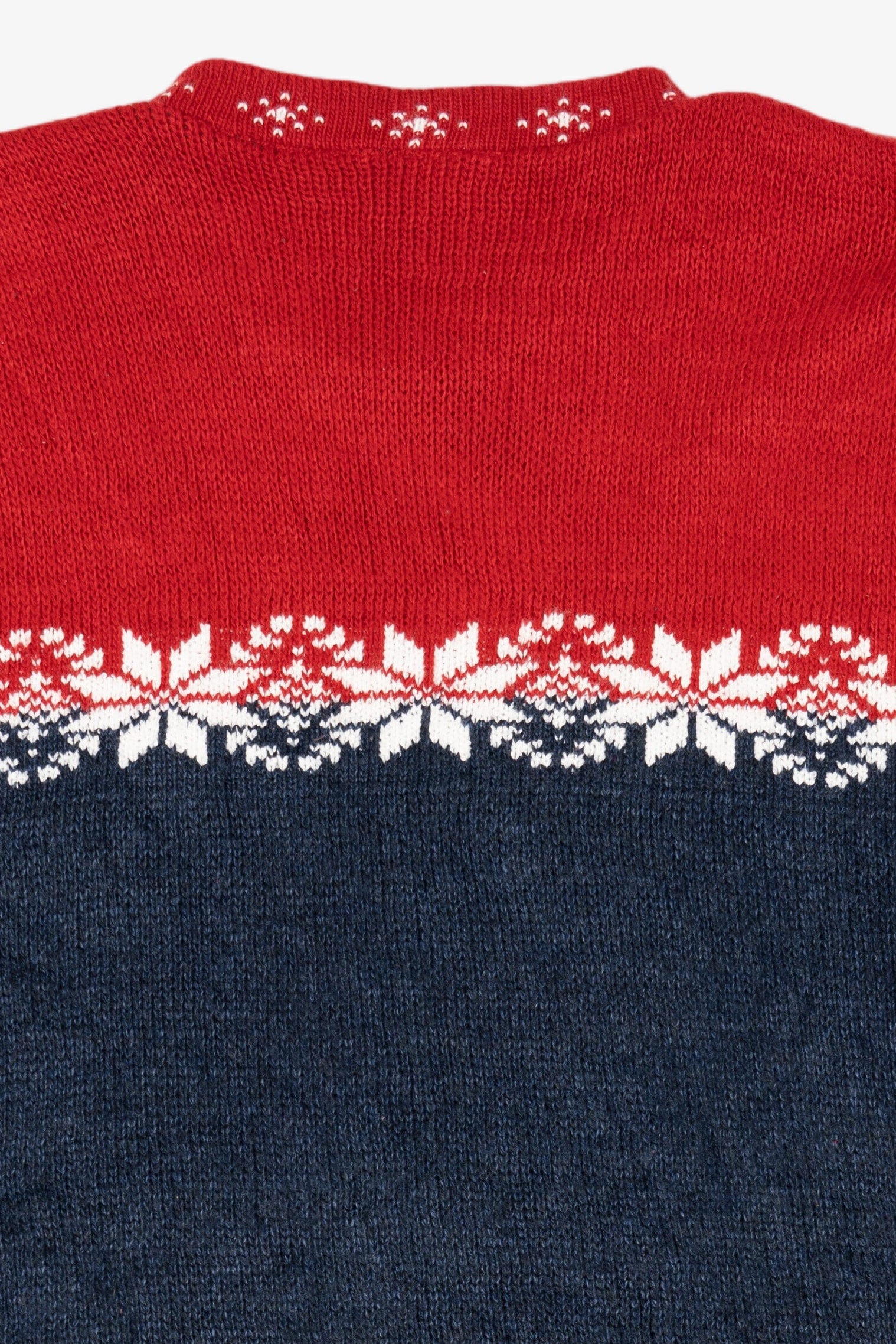 Vintage Red Nutcracker Santa Ugly Christmas Pullover (1990s)