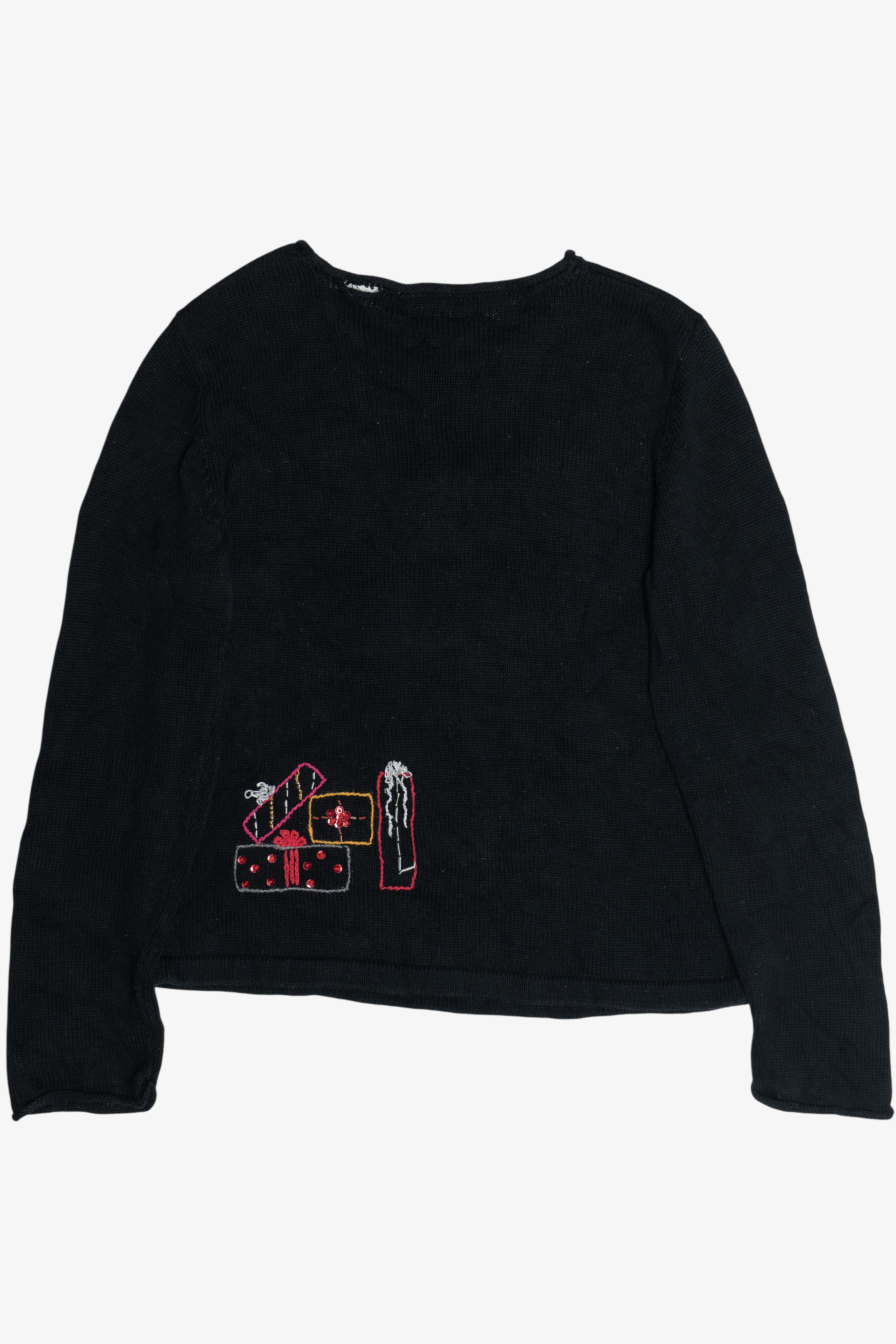 Vintage Bundled Up Santa Ugly Christmas Pullover (1990s)