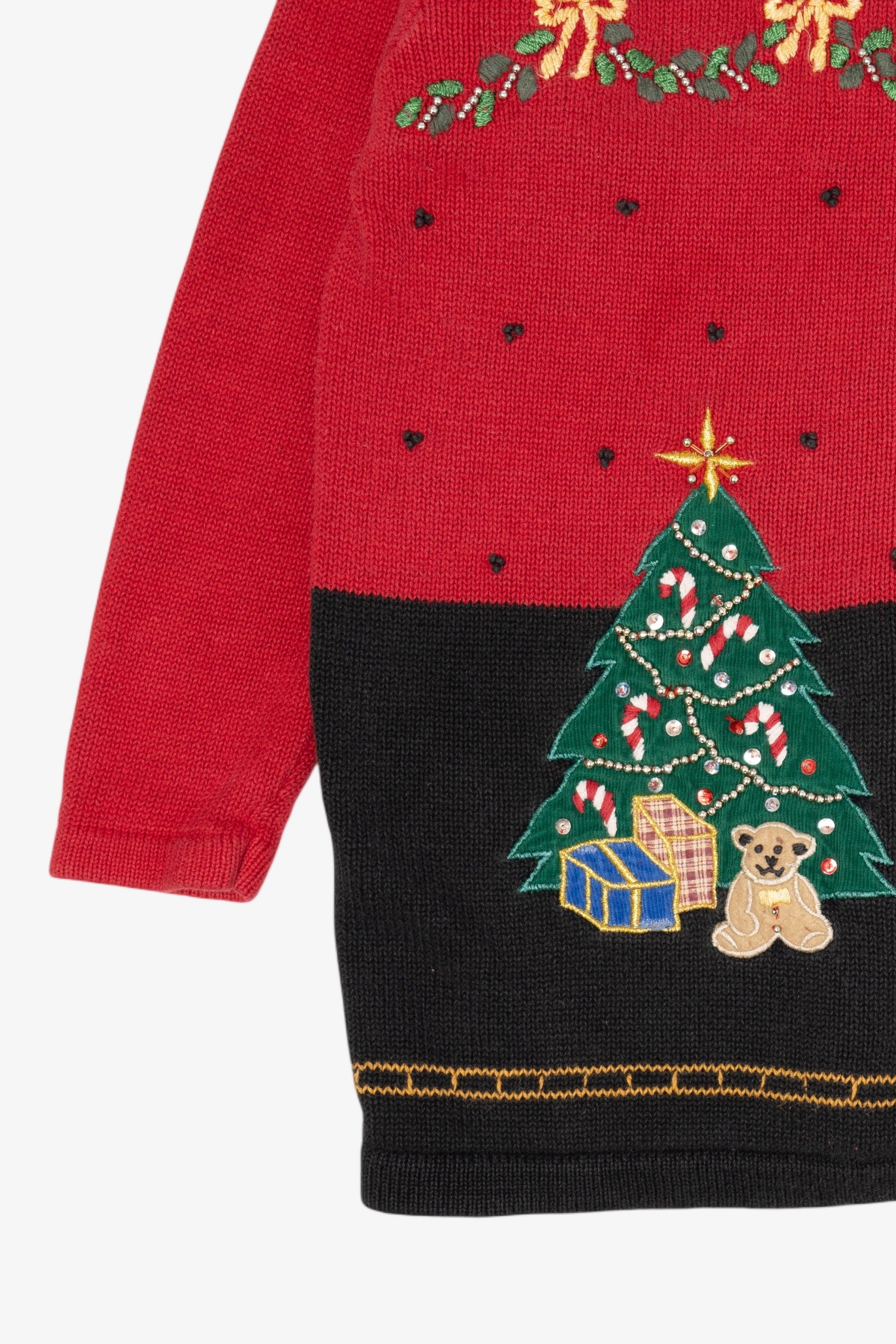 Vintage Red OHI Presents Ugly Christmas Turtleneck Pullover (2000s)