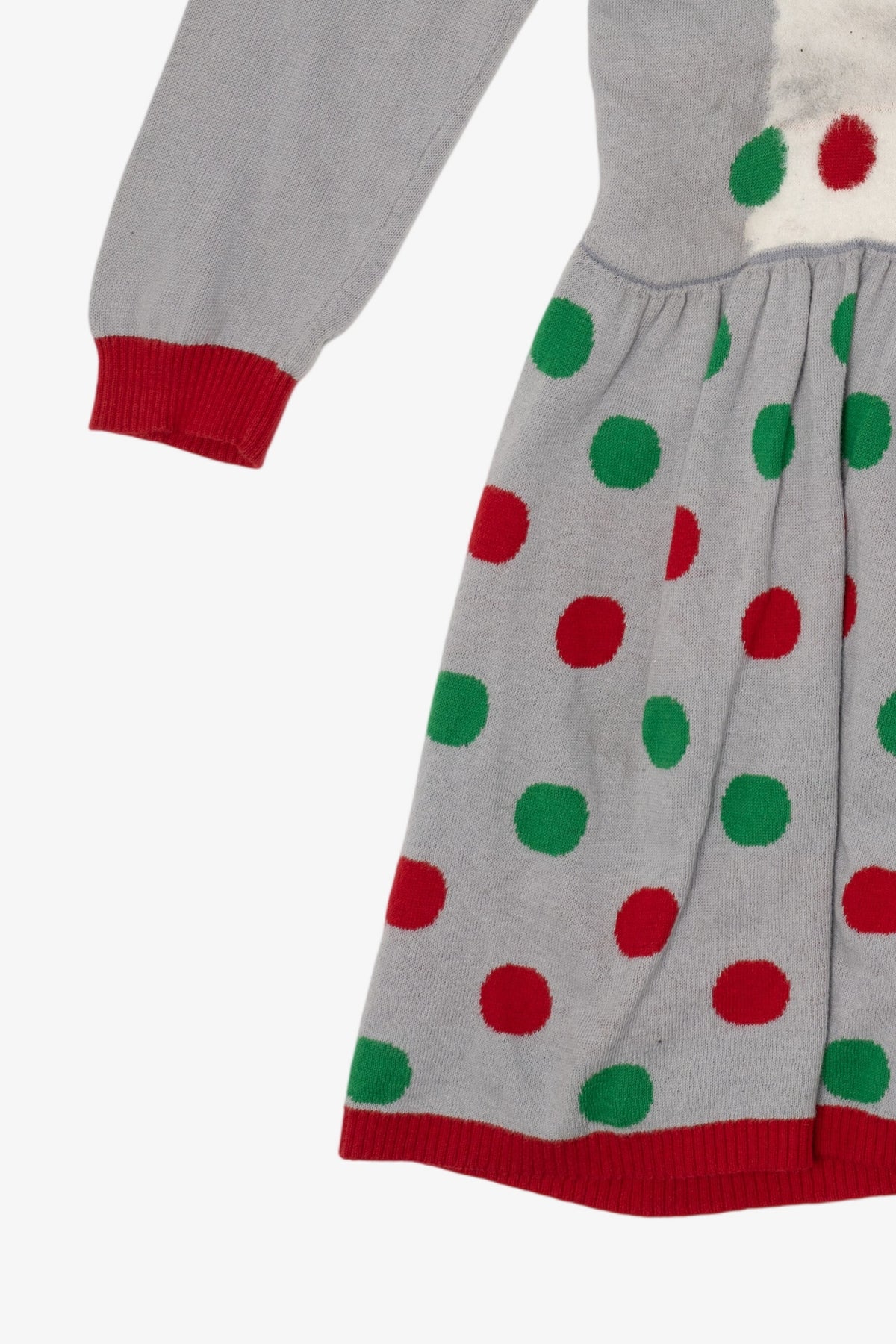 Kids Size Holiday Sweater Llama Reindeer Ugly Christmas Dress (2010s)