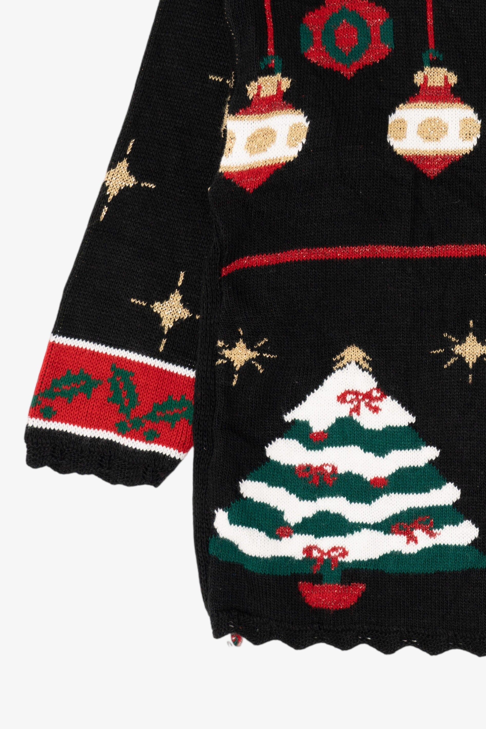 Vintage Black Ugly Christmas Pullover (1990s)