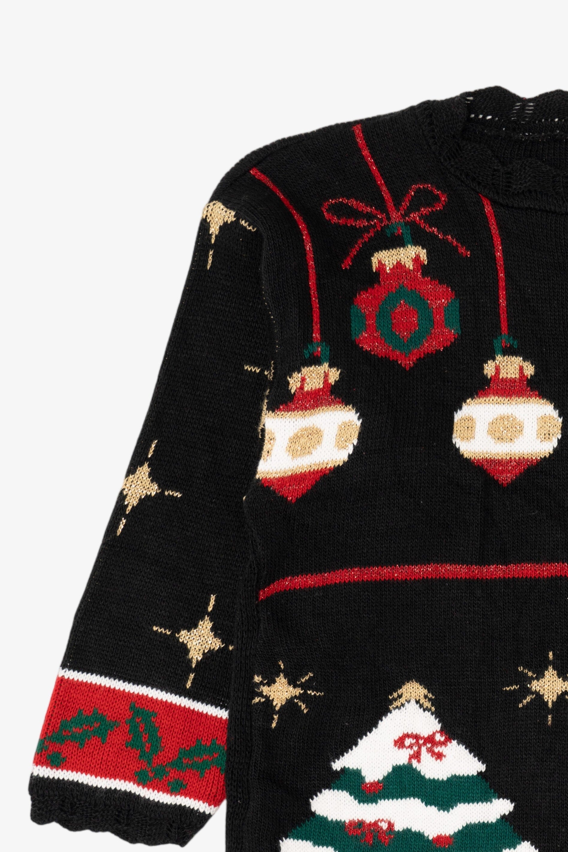 Vintage Black Ugly Christmas Pullover (1990s)