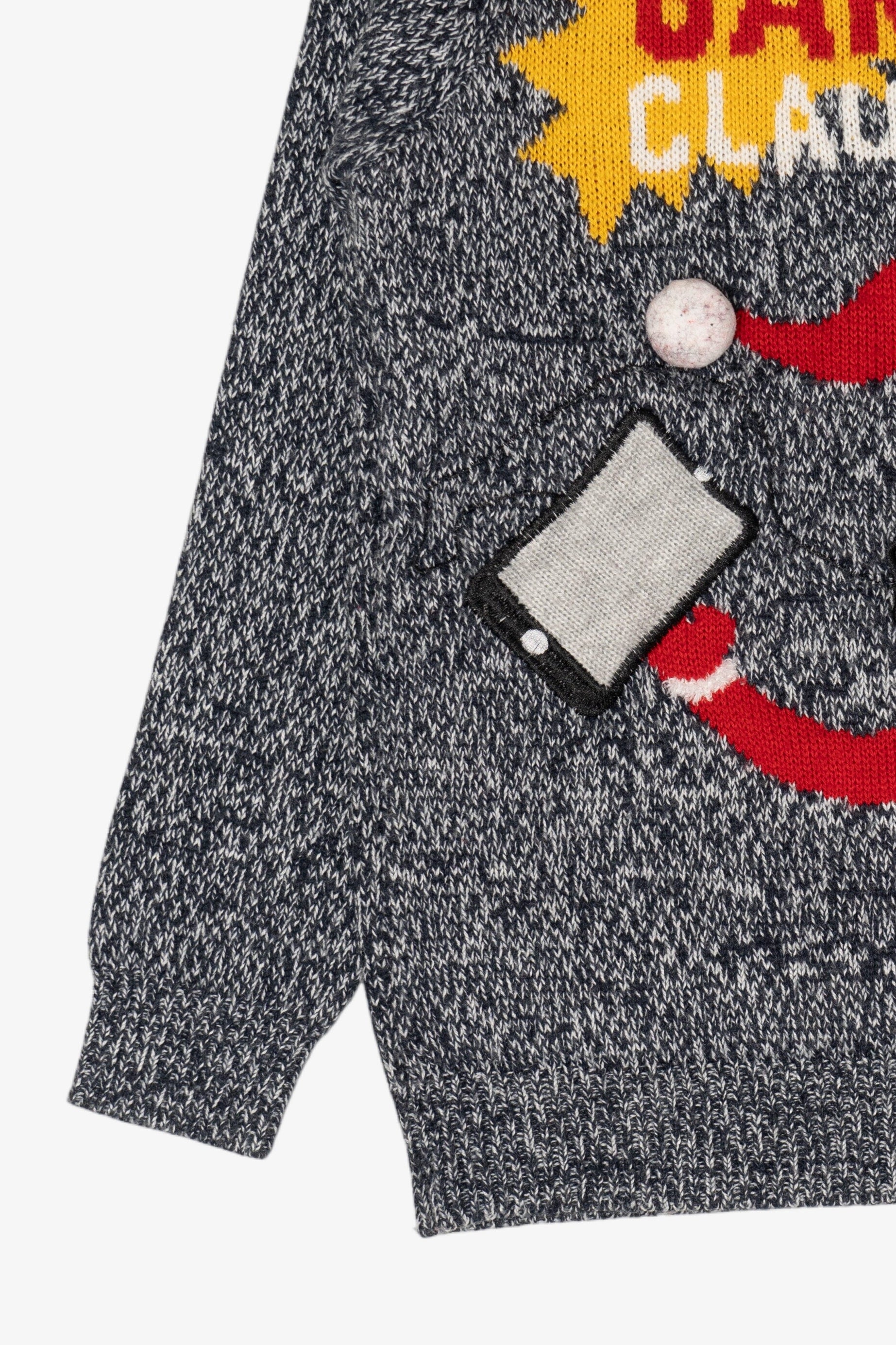 Kid Sized Christmas Wishes "Gangsta Claus" Santa Ugly Pullover (2010s)