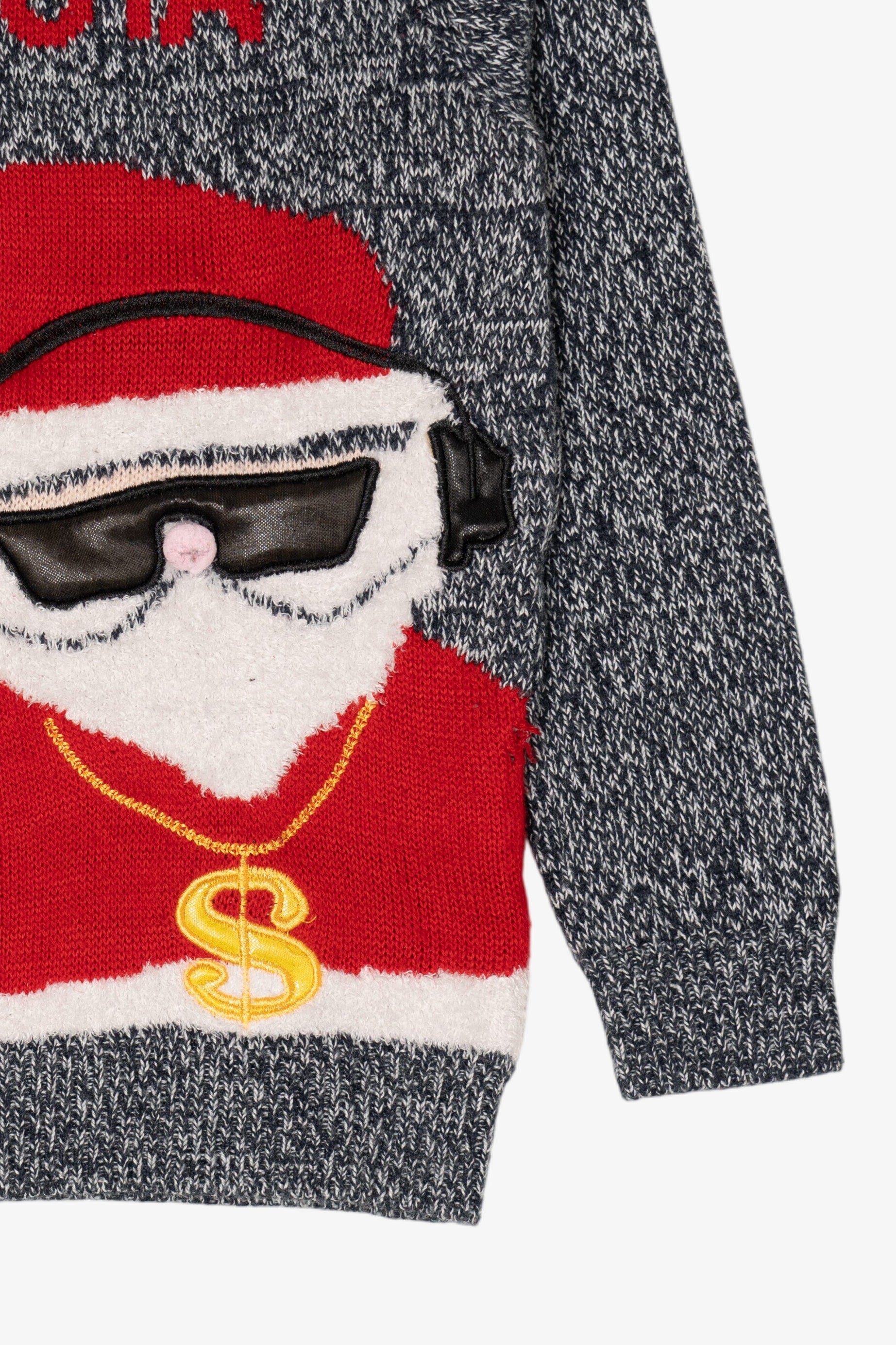 Kid Sized Christmas Wishes "Gangsta Claus" Santa Ugly Pullover (2010s)