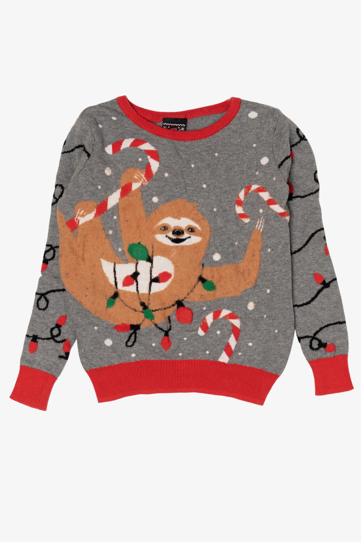 Kid Sized Sloth Ugly Christmas Pullover (2020s)