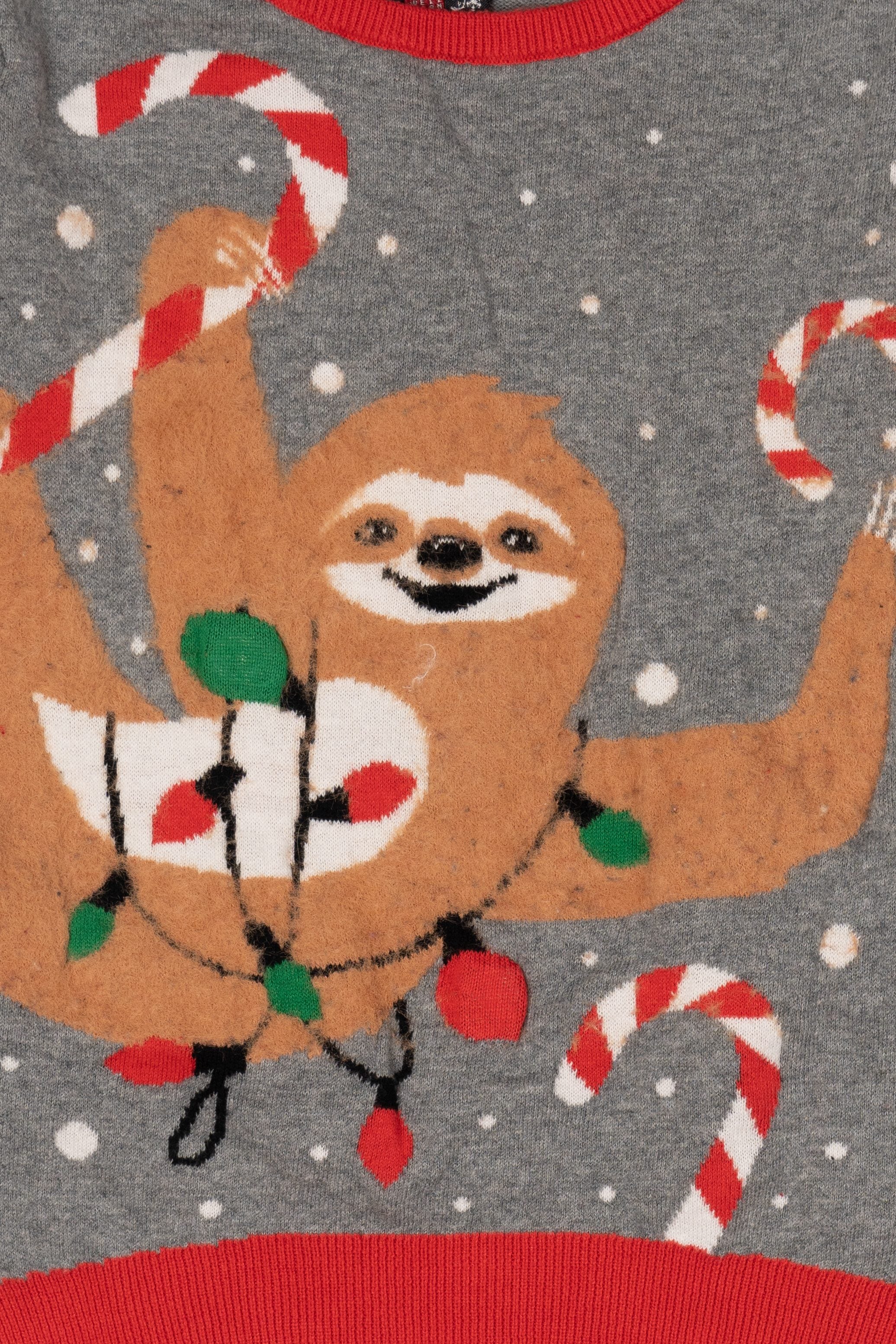 Kid Sized Sloth Ugly Christmas Pullover (2020s)