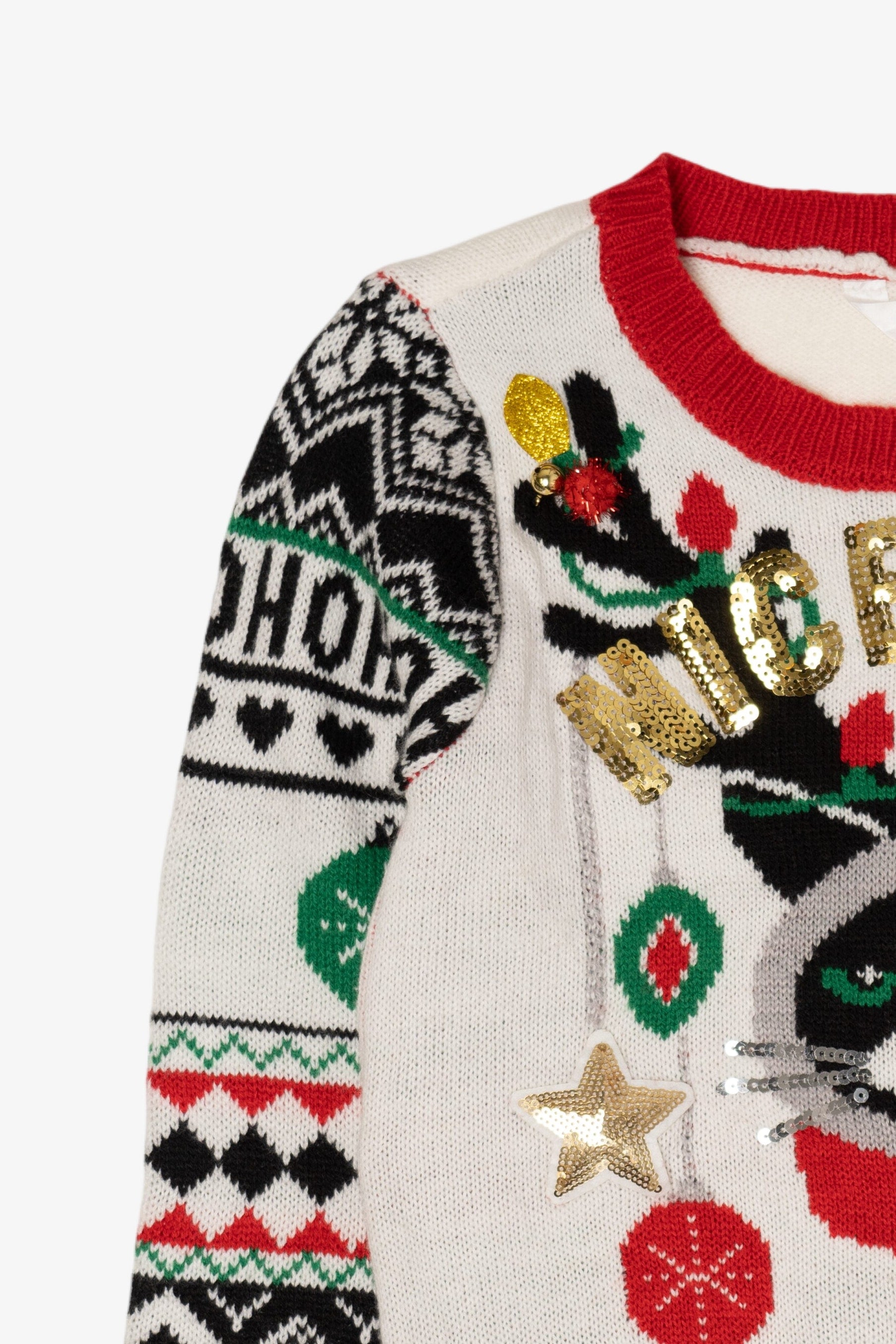 Kid Sized Grump Cat "Nice But Naughty" Christmas Pullover (2010s)