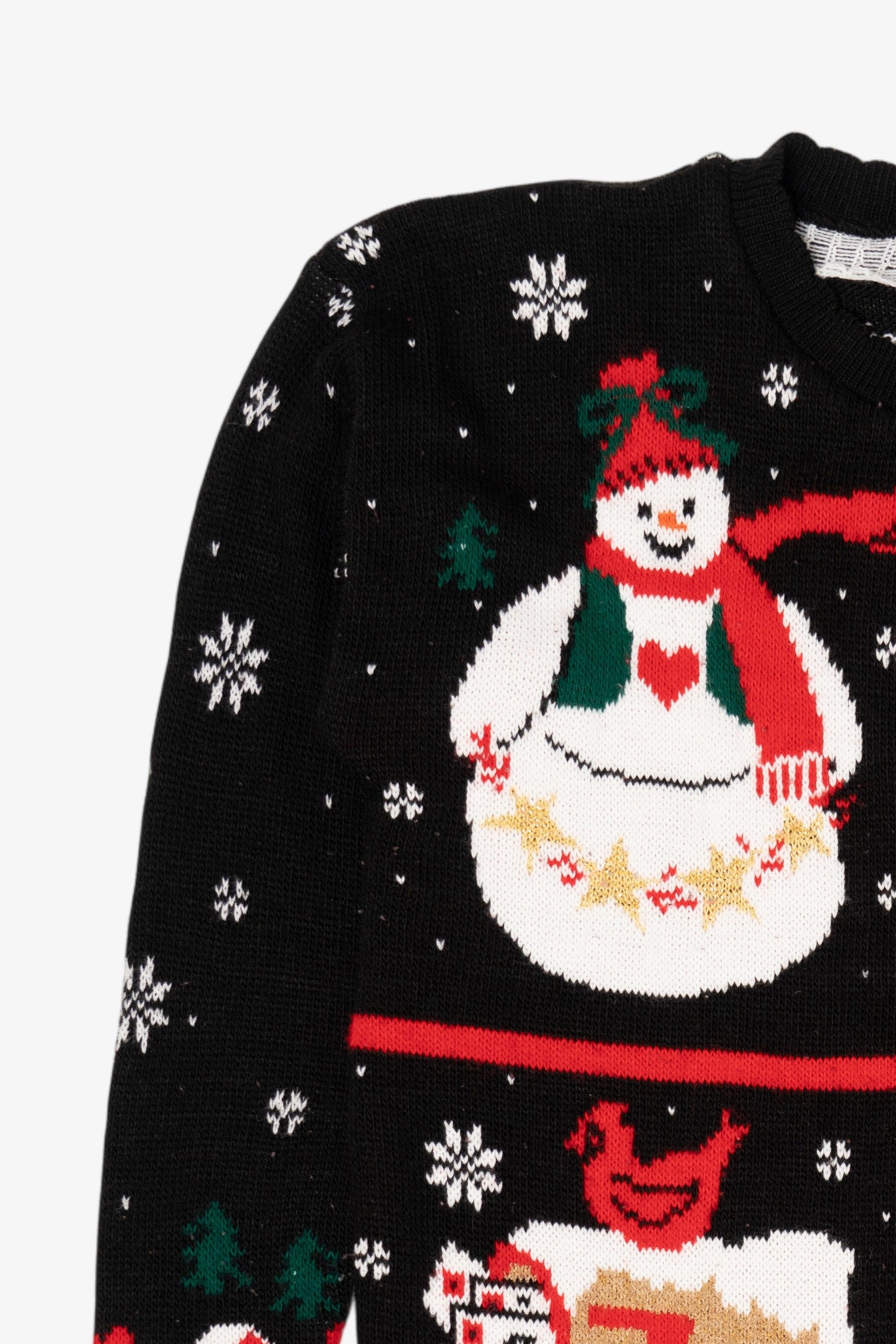 Vintage Black Nutcracker Ugly Christmas Pullover (1990s)