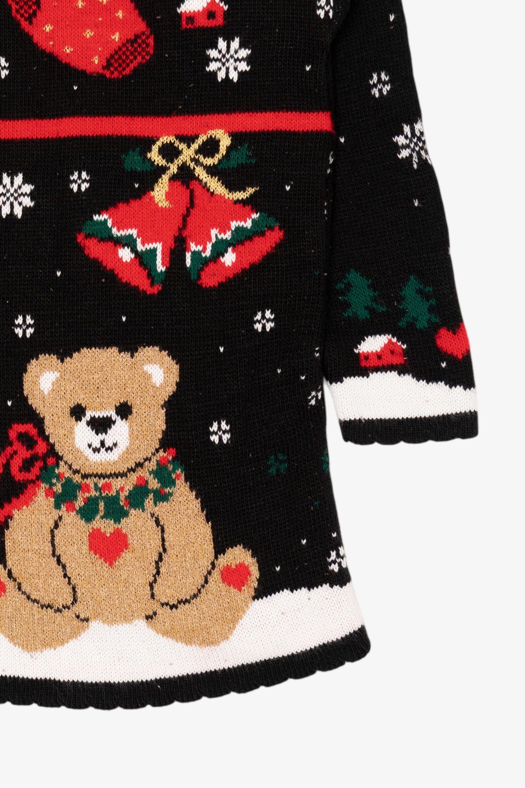 Vintage Black Nutcracker Ugly Christmas Pullover (1990s)