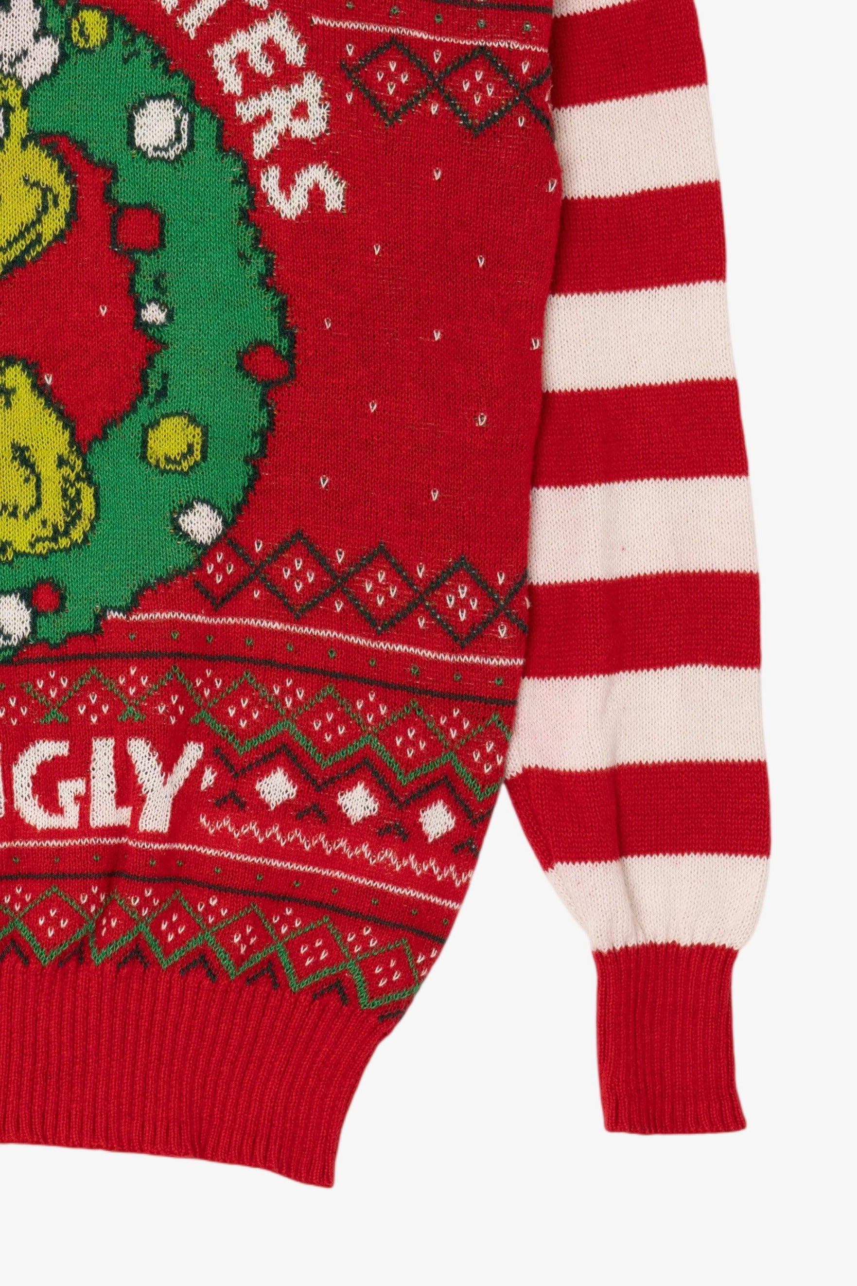 Red "All Your Sweaters Are Ugly" The Grinch Ugly Christmas Pullover (2020s)