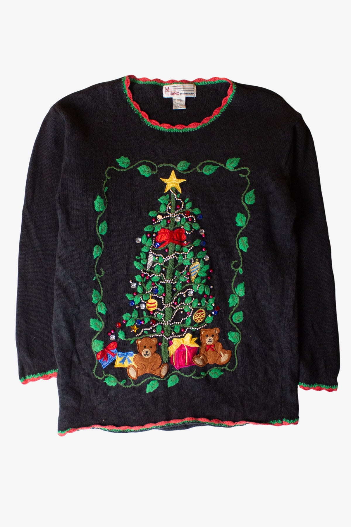 Vintage Milano Tree Ugly Christmas Sweater (1980s)