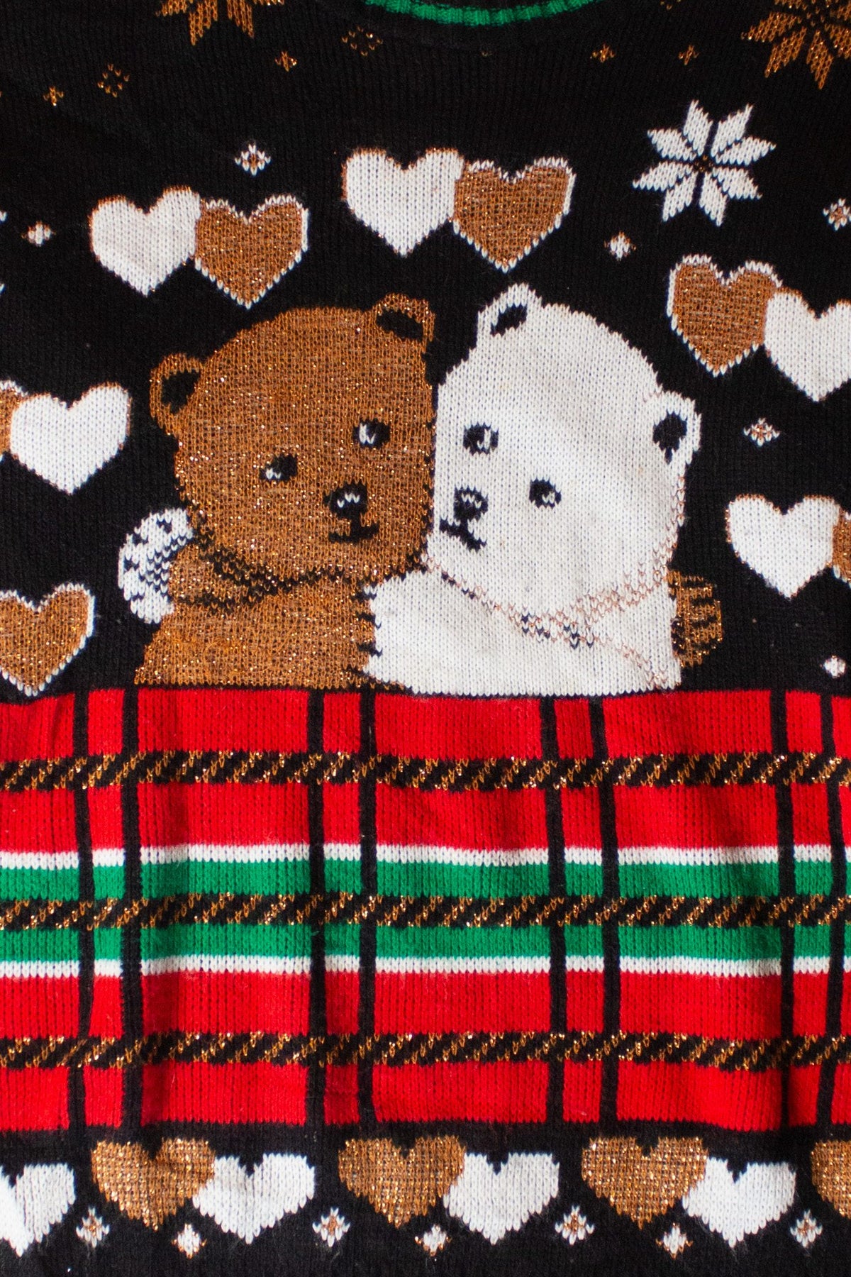 Vintage Lovey Bears Christmas Sweater (1990s)