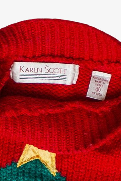 Vintage Karen Scott Christmas Toys Turtleneck Ugly Christmas Sweater
