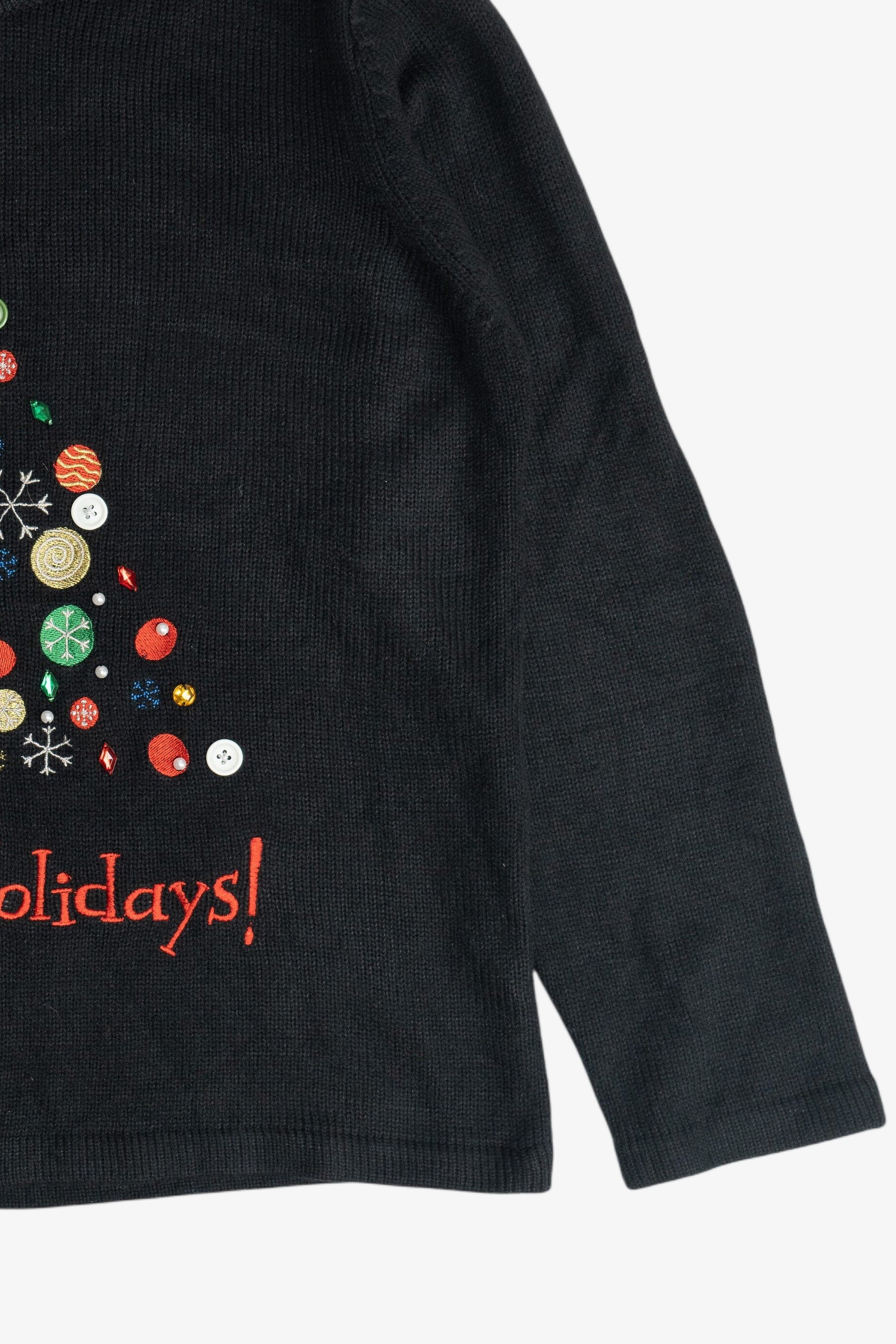 Vintage "Happy Holidays!" Ugly Christmas Sweater (2000s)