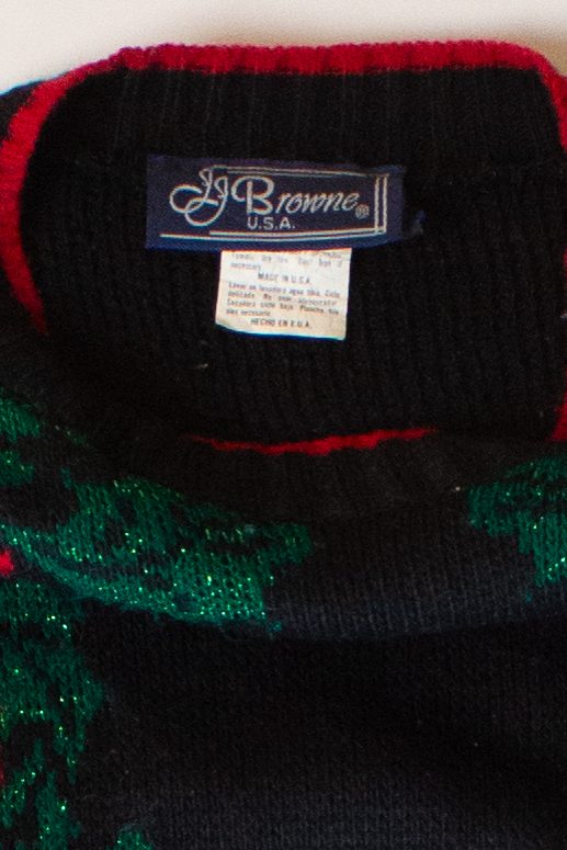 Vintage Ornaments Ugly Christmas Sweater (1990s)