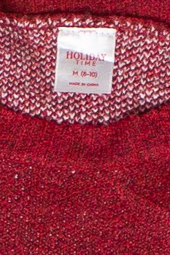 Holiday Time Sequin Christmas Trees Ugly Christmas Sweater (2010s)