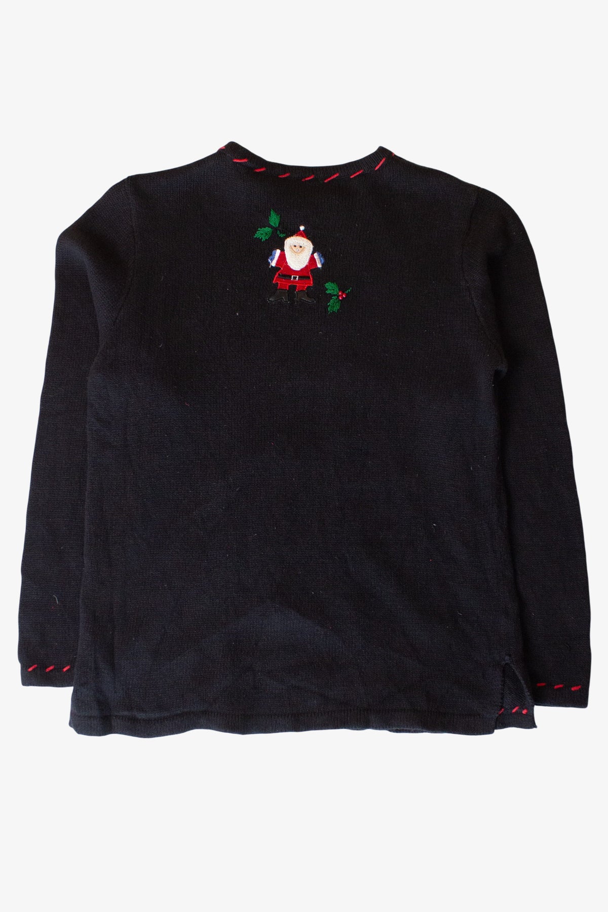 Vintage Black Basic Editions Ugly Christmas Sweater (1990s)