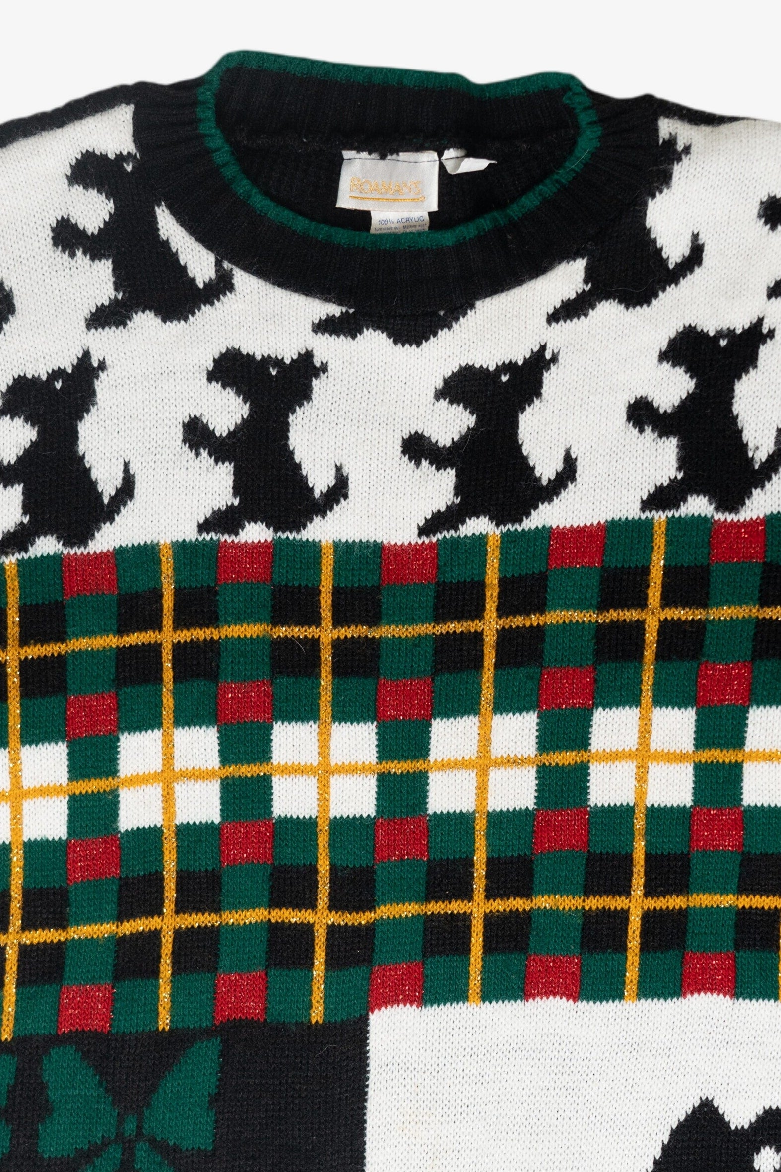 Dogs Ugly Christmas Pullover (1980s)