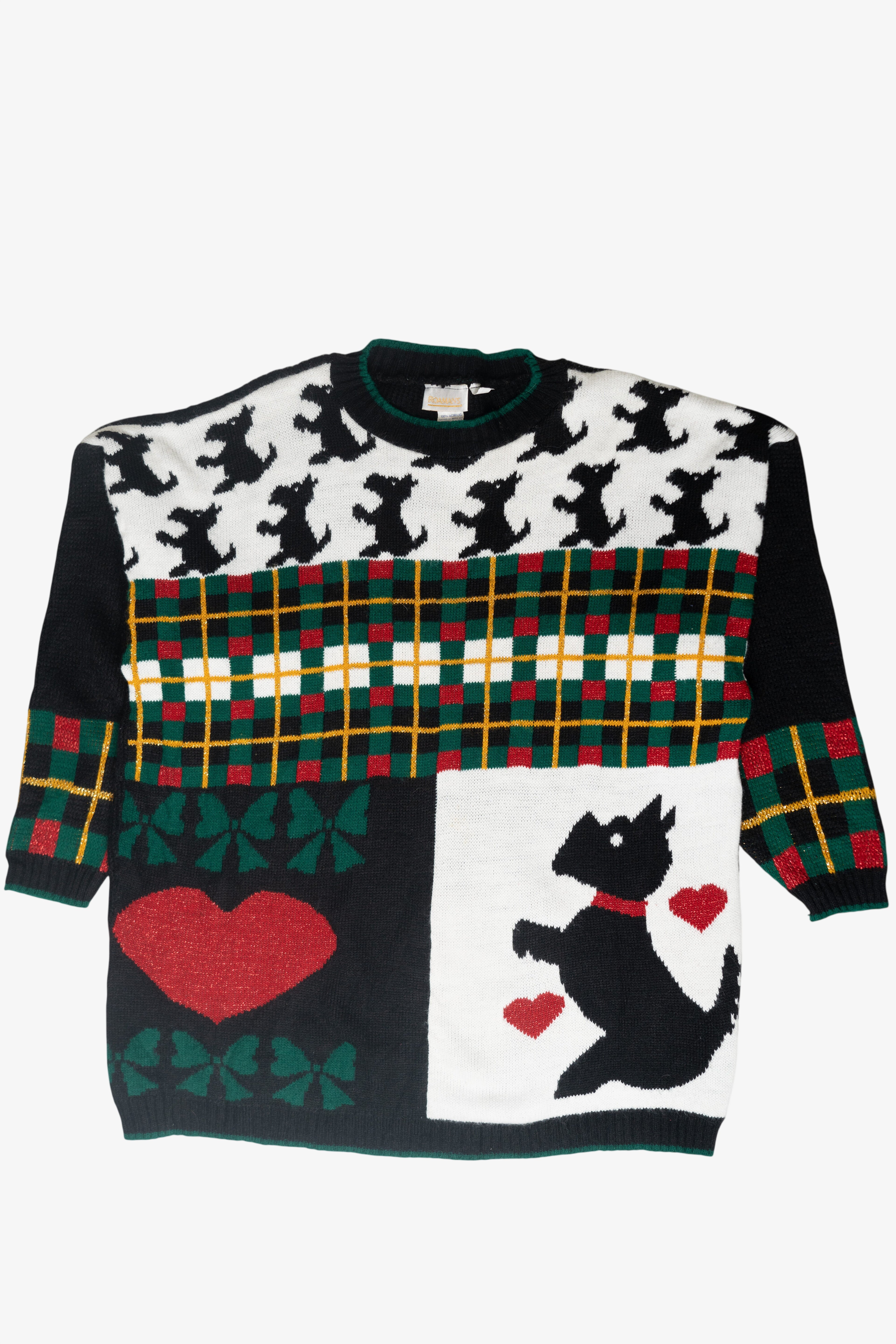 Dogs Ugly Christmas Pullover (1980s)