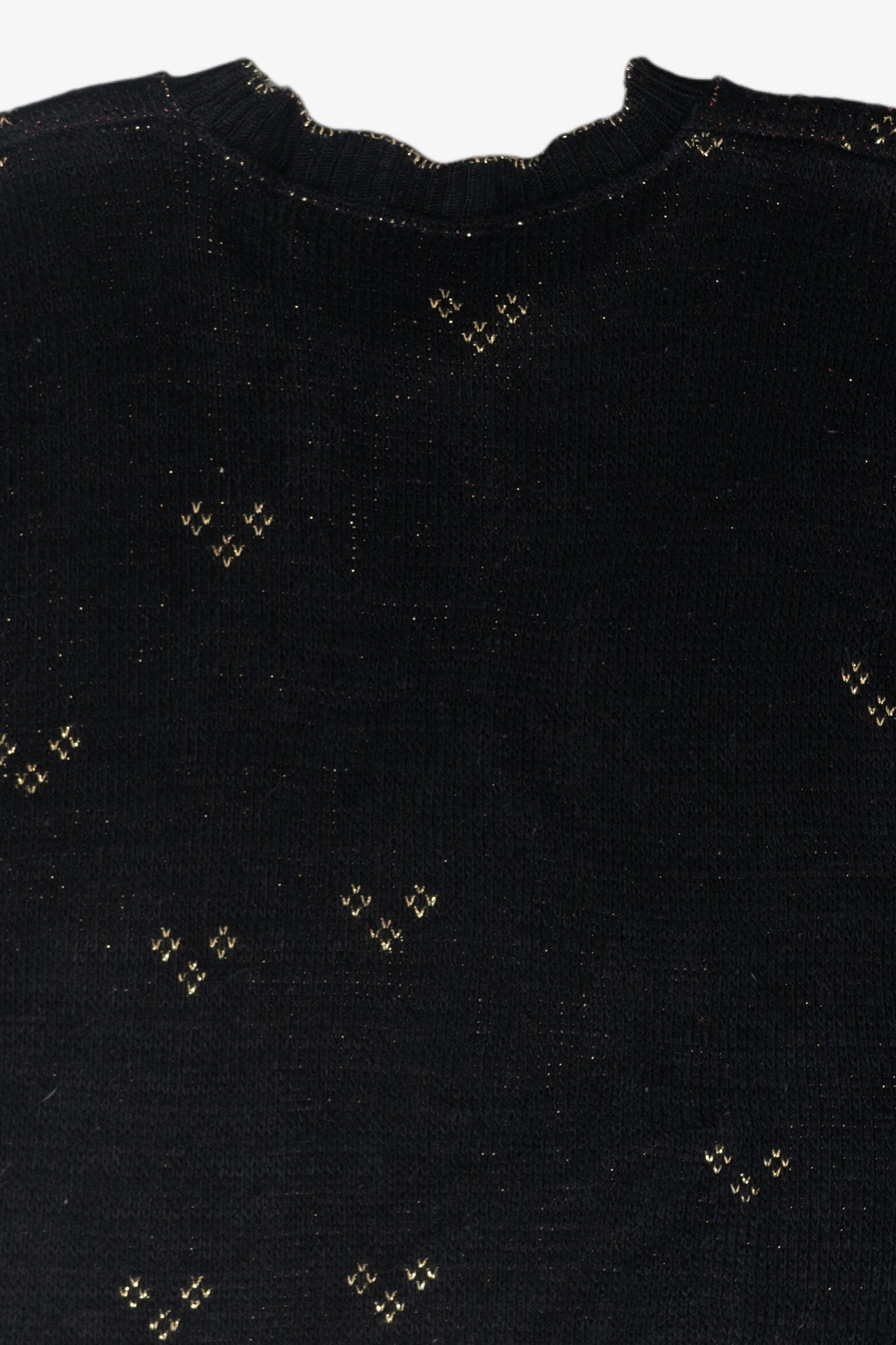 Lurex Candles Ugly Christmas Pullover (1990s)