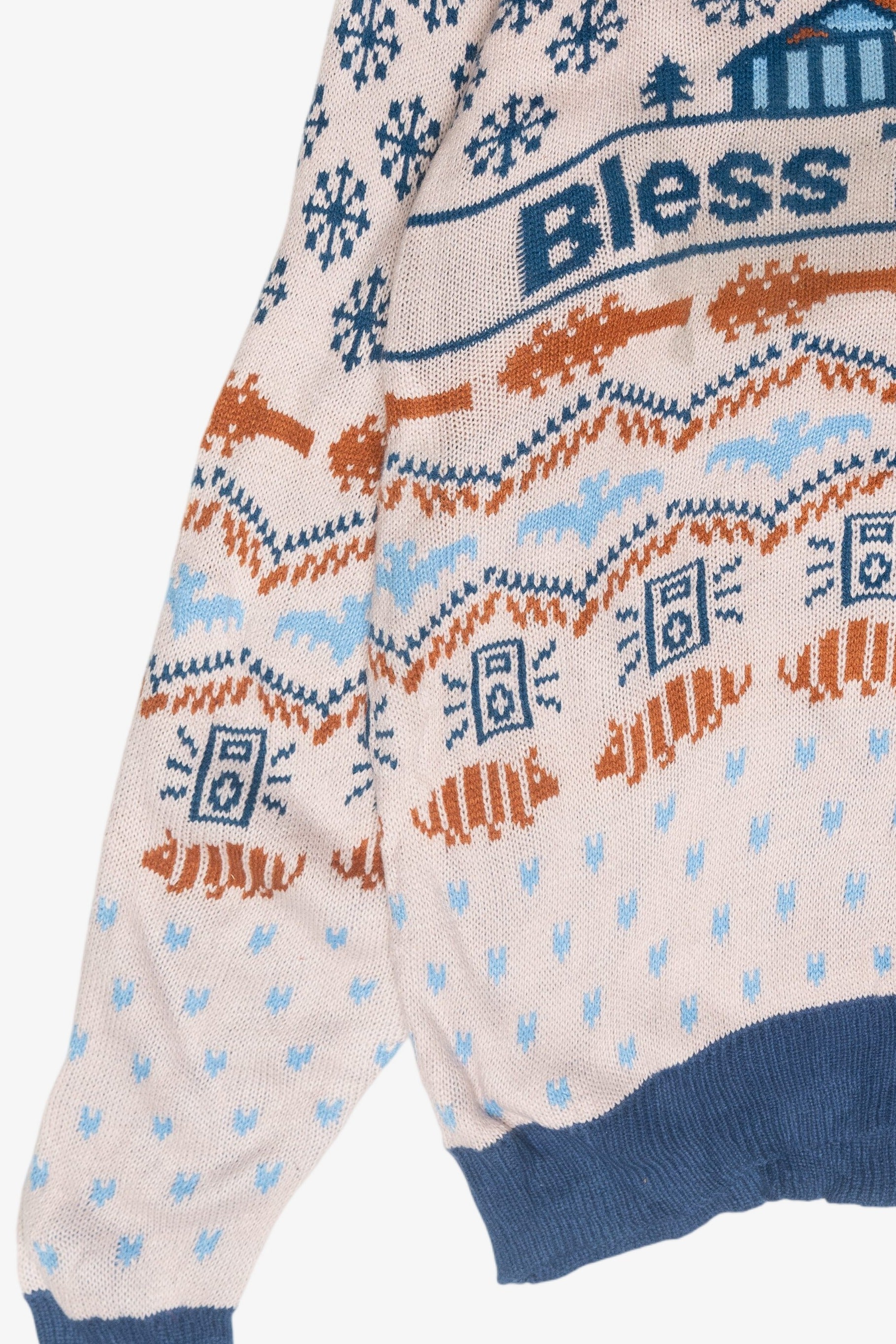 Moody Center "Bless The Mood" Texas Ugly Christmas Sweater (2010s)