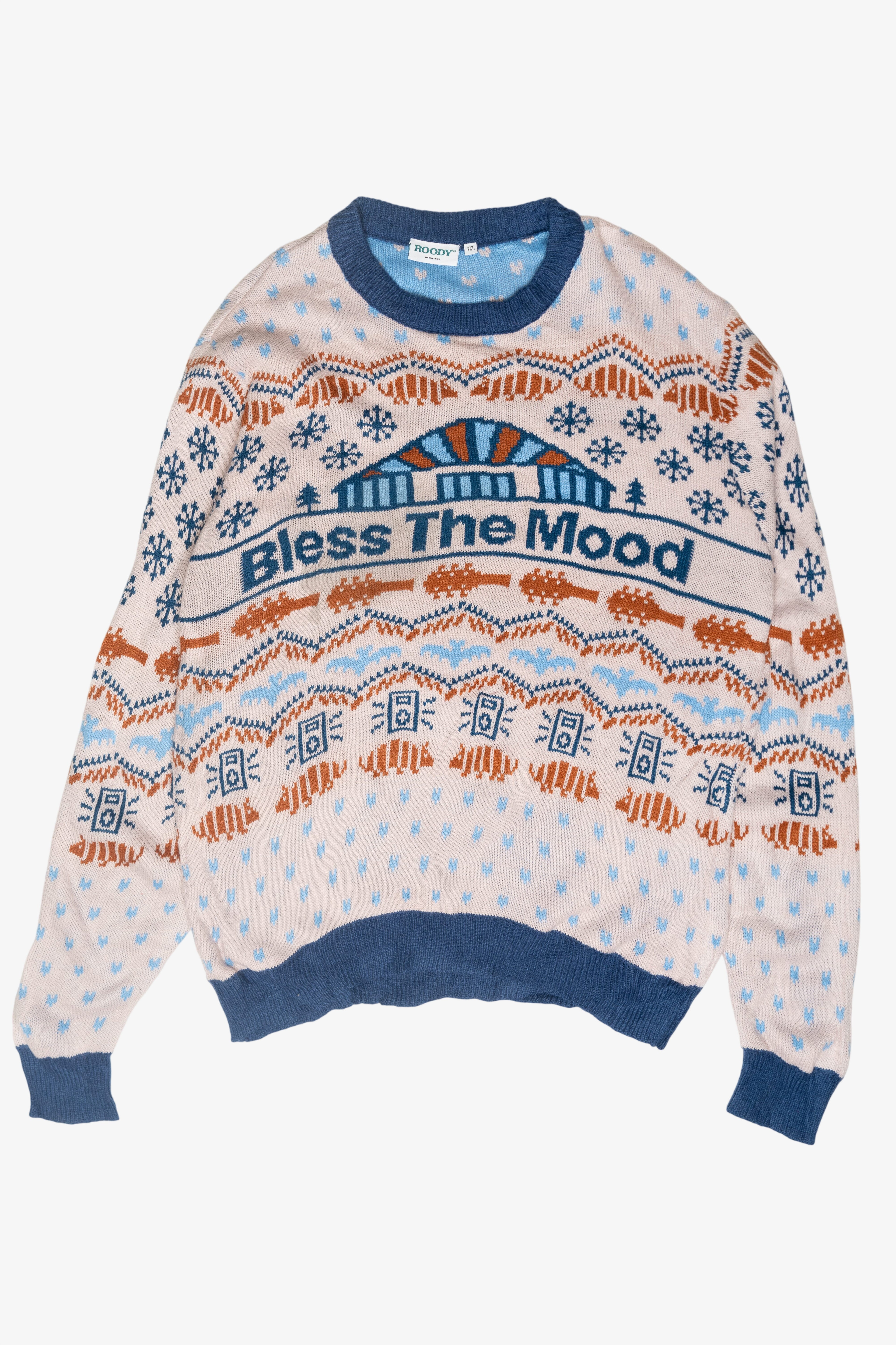 Moody Center "Bless The Mood" Texas Ugly Christmas Sweater (2010s)