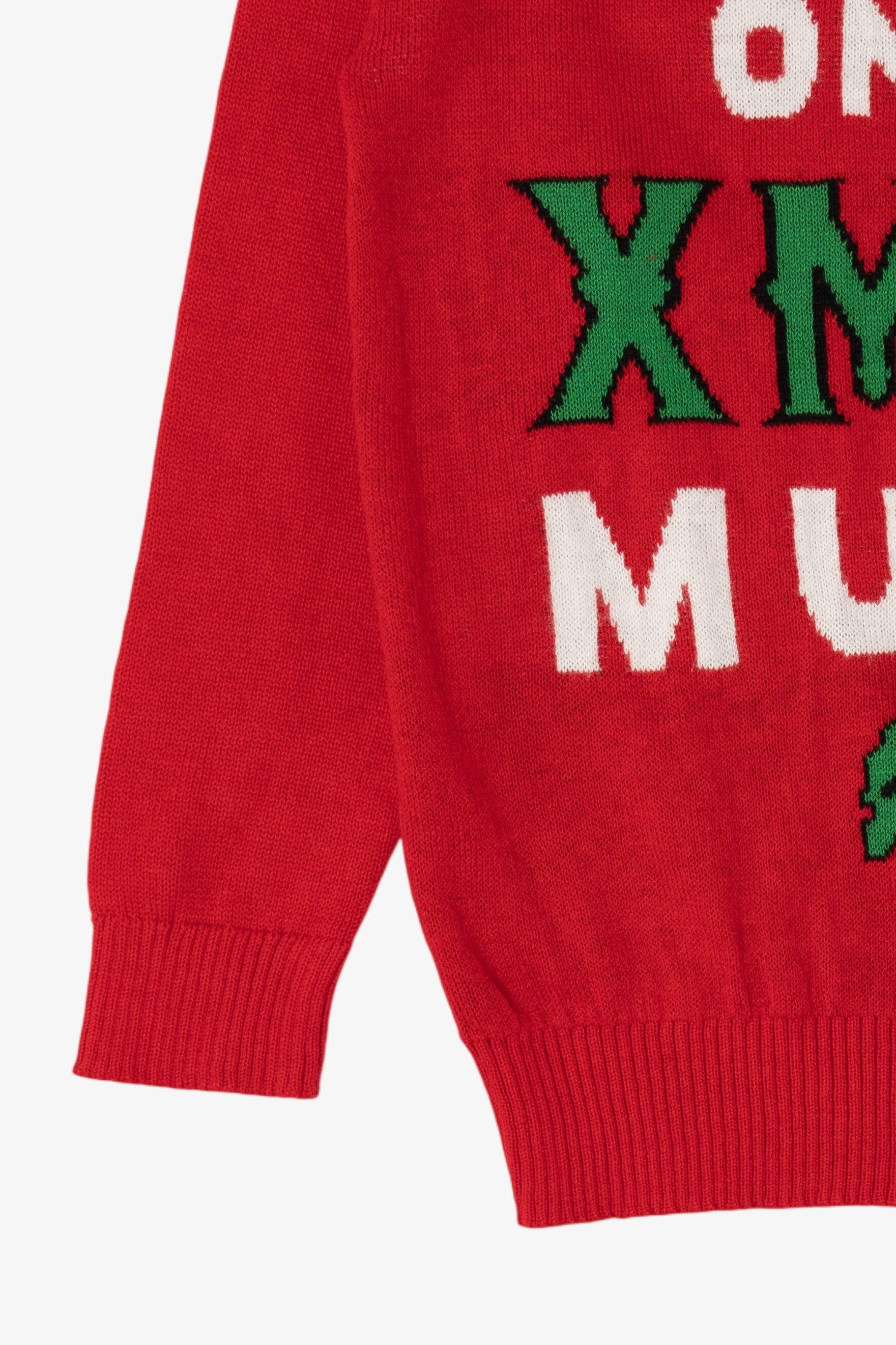 "Don't Hate On My Xmas Music" Ugly Christmas Pullover (2010s)