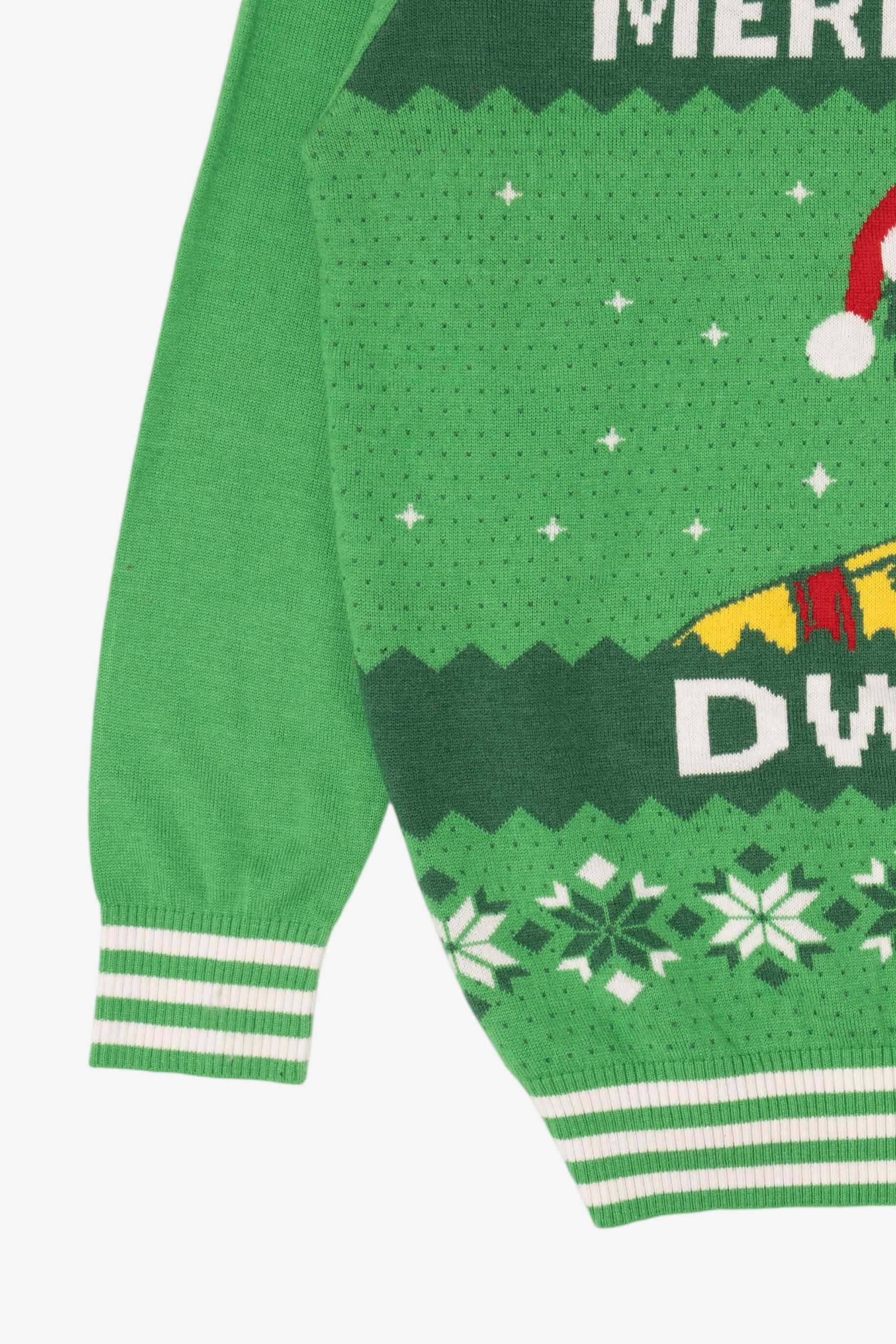 Green "Merry And Dwight" The Office Ugly Christmas Pullover (2010s)