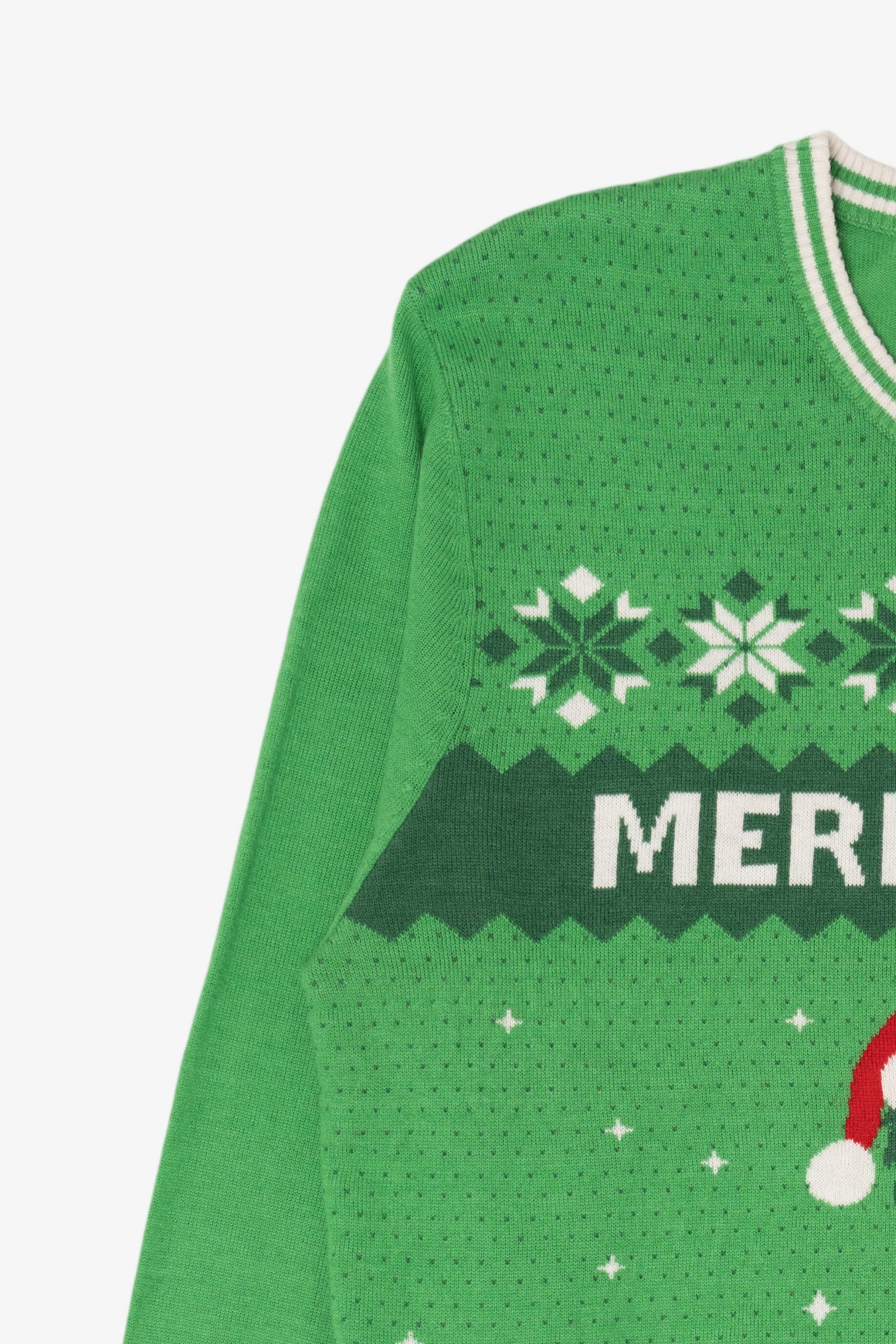Green "Merry And Dwight" The Office Ugly Christmas Pullover (2010s)