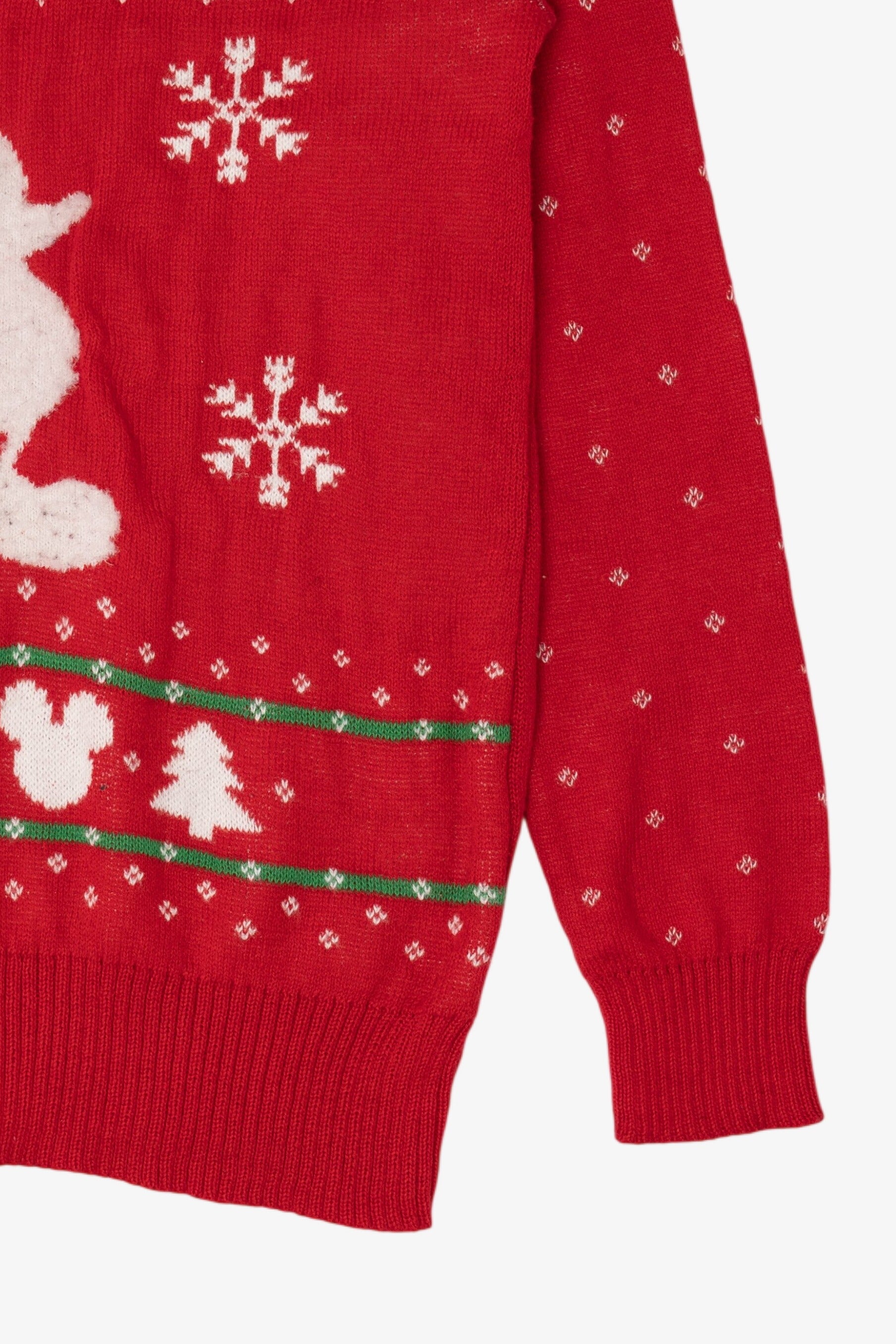 Red Disney Mickey Mouse Ugly Christmas Pullover (2010s)