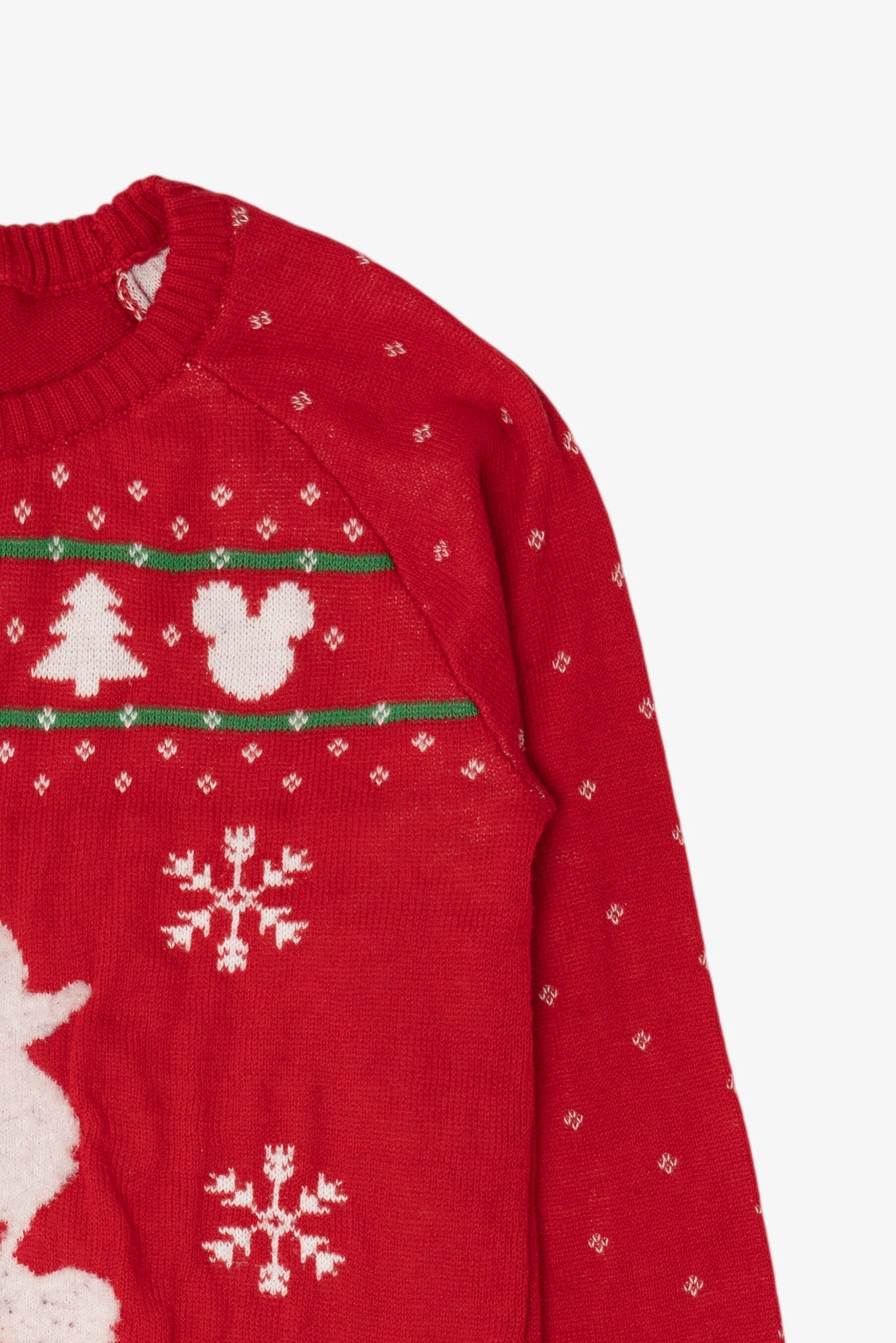 Red Disney Mickey Mouse Ugly Christmas Pullover (2010s)