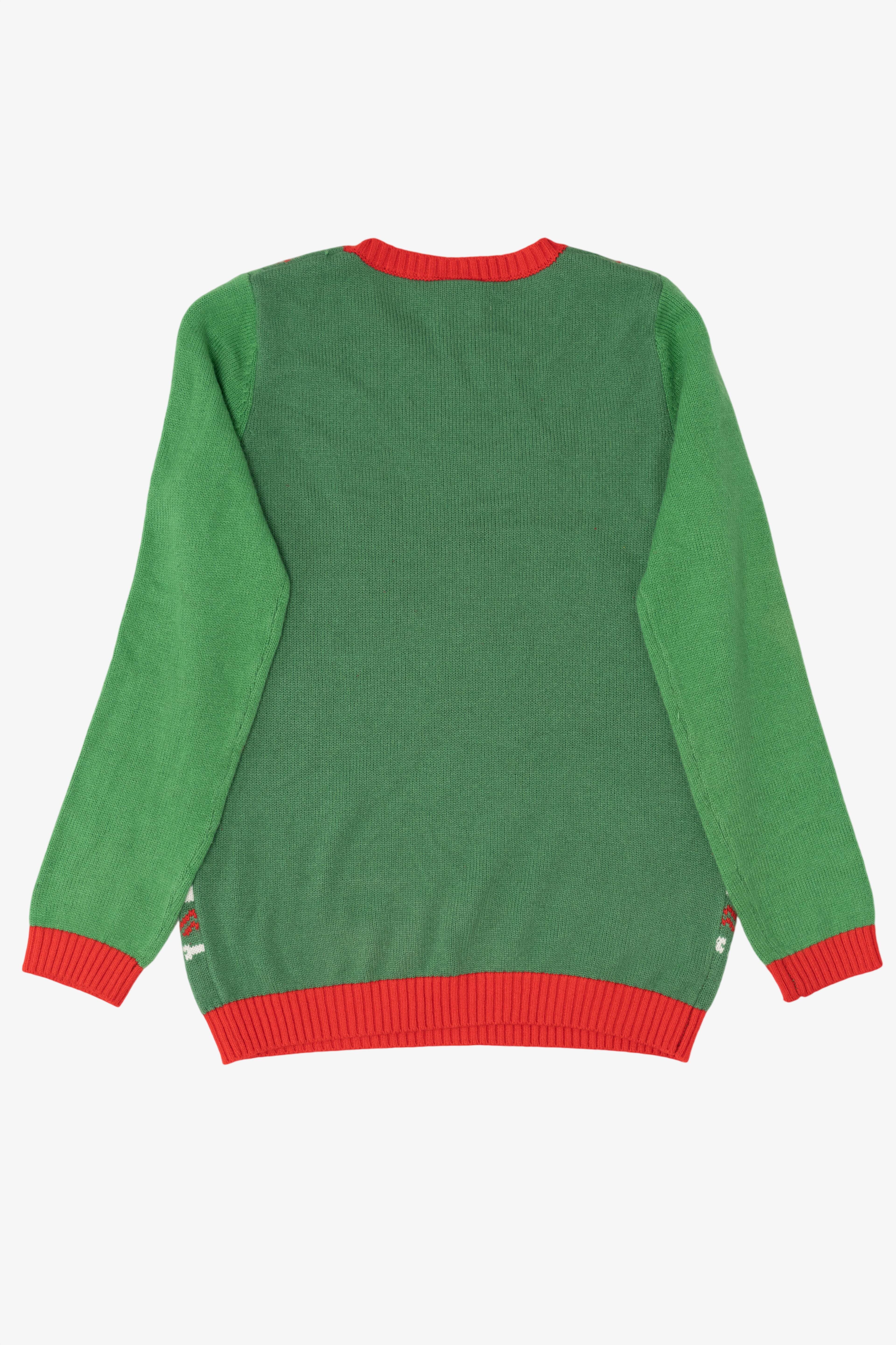 Green Norther Pole "Dachshund Through The Snow" Ugly Christmas Pullover (2010s)