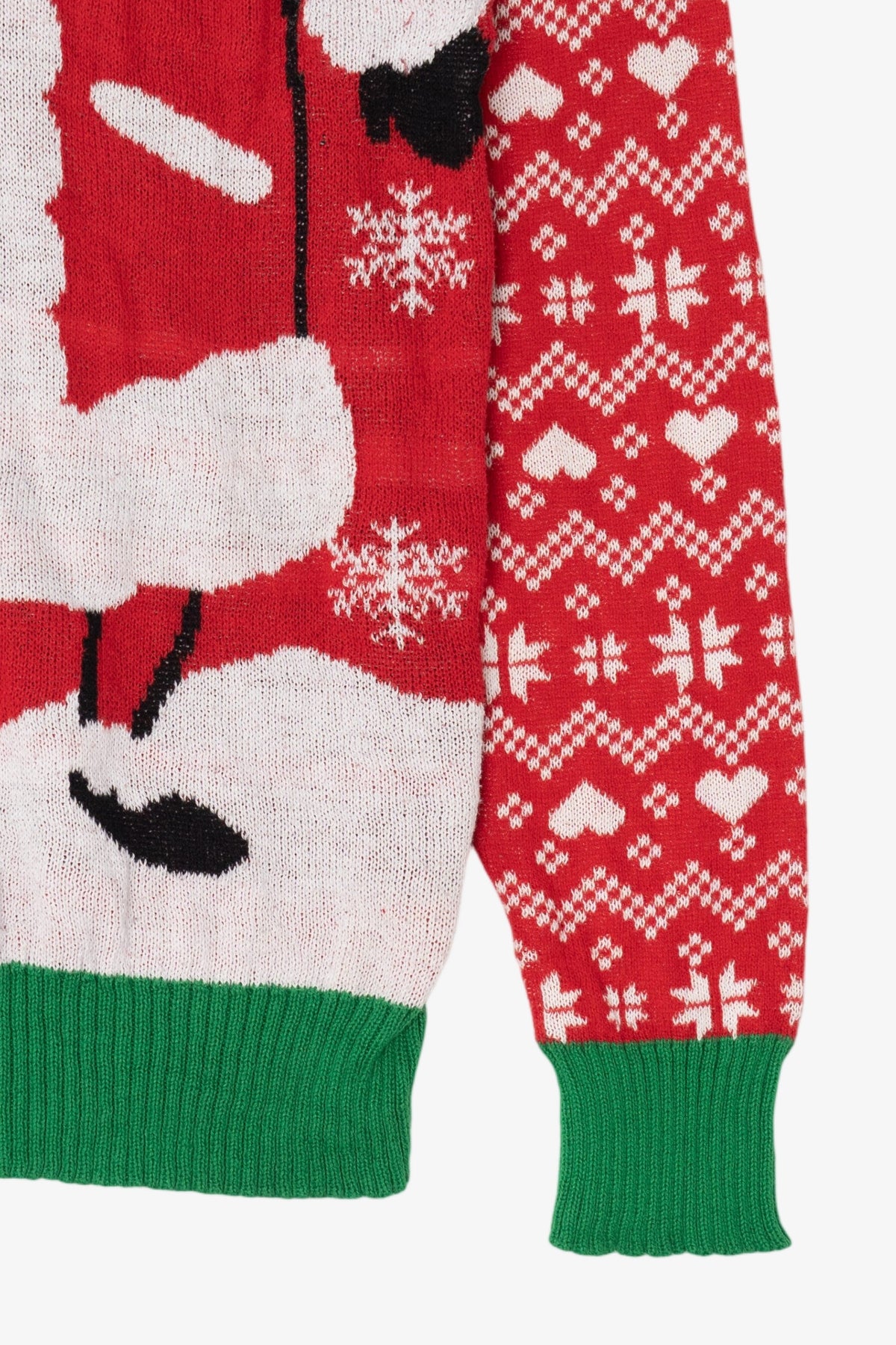 Red Holiday Sweater Santa Ugly Christmas Pullover (2010s)