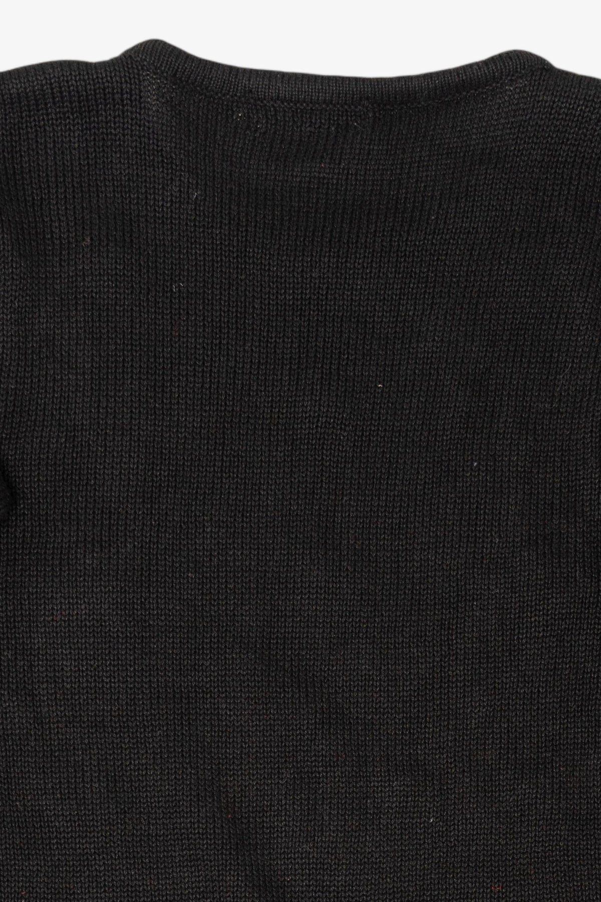 Vintage Black Victoria Jones Trees Ugly Christmas Pullover (1990s)
