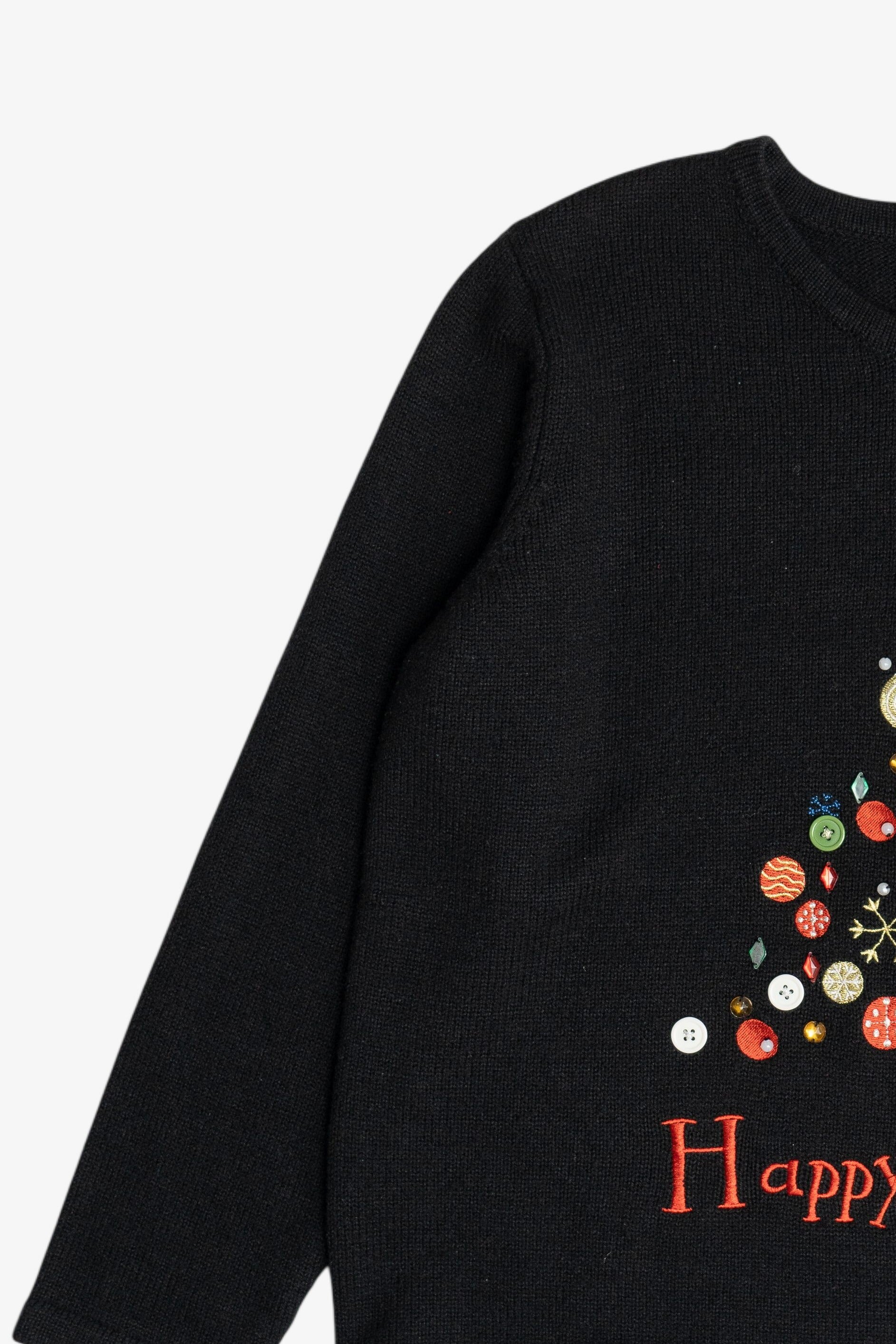 Vintage "Happy Holidays!" Ugly Christmas Sweater (2000s)