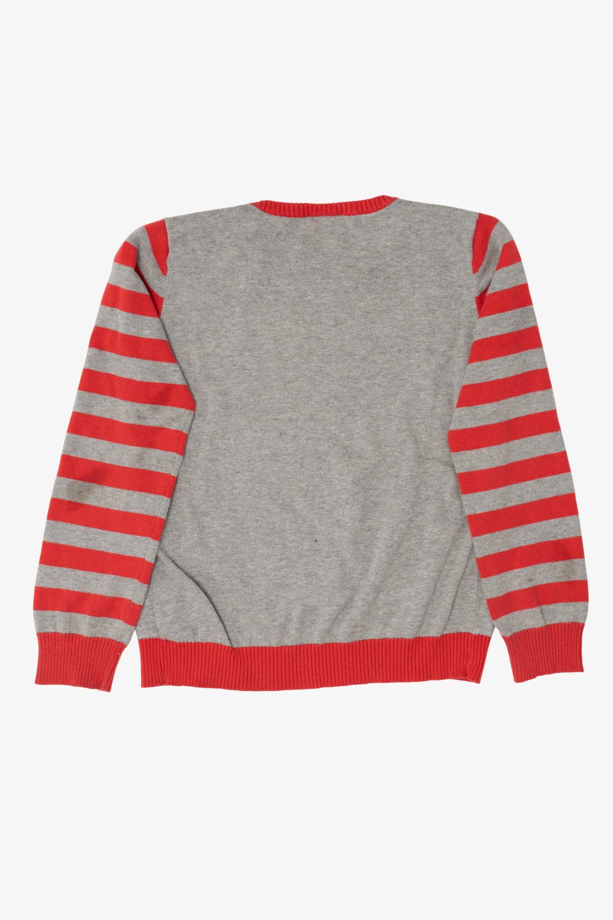 Gray "The Snuggle Is Real" Dogs Ugly Christmas Pullover (2010s)