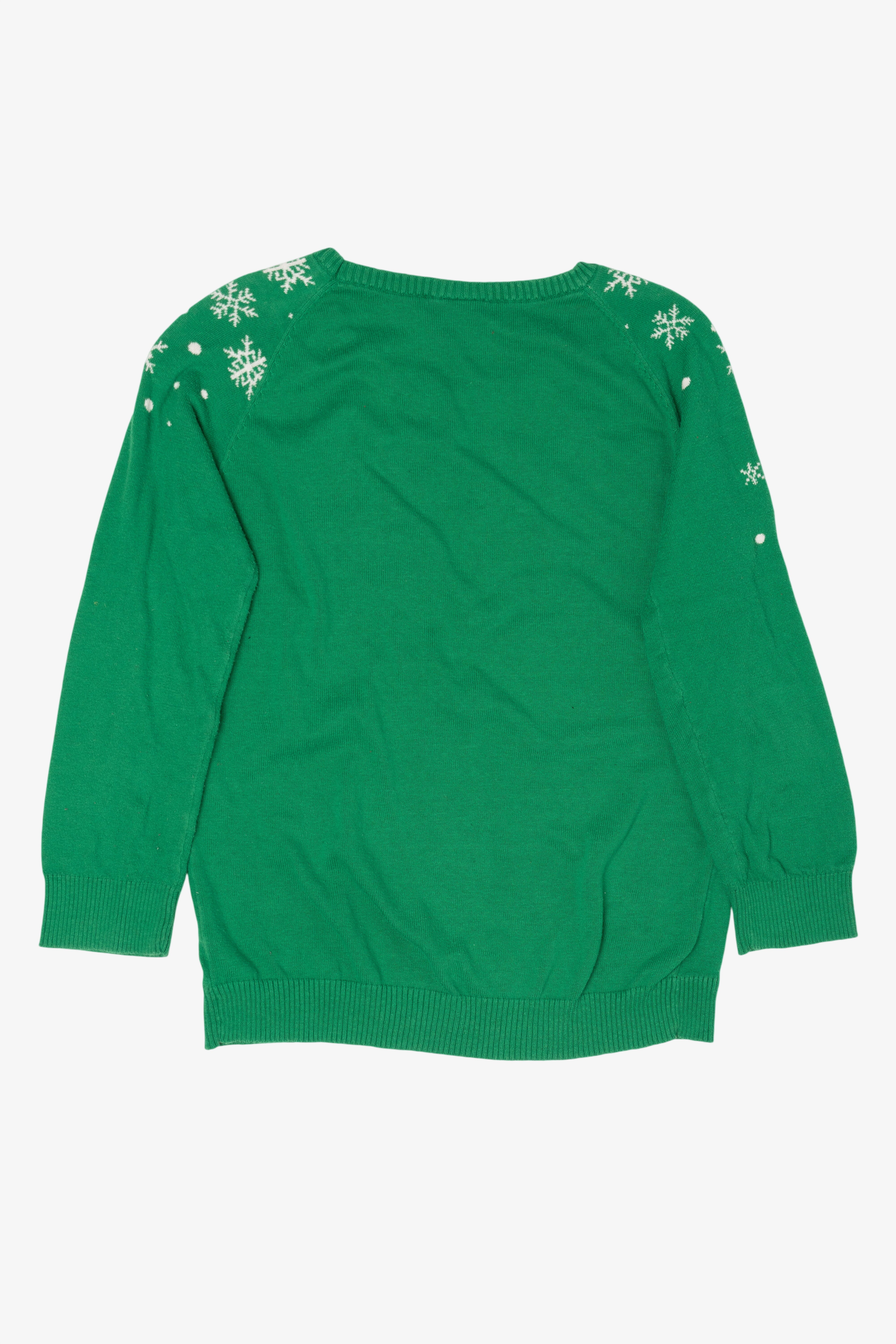 Kids Green Star Wars Ugly Christmas Pullover (2010s)