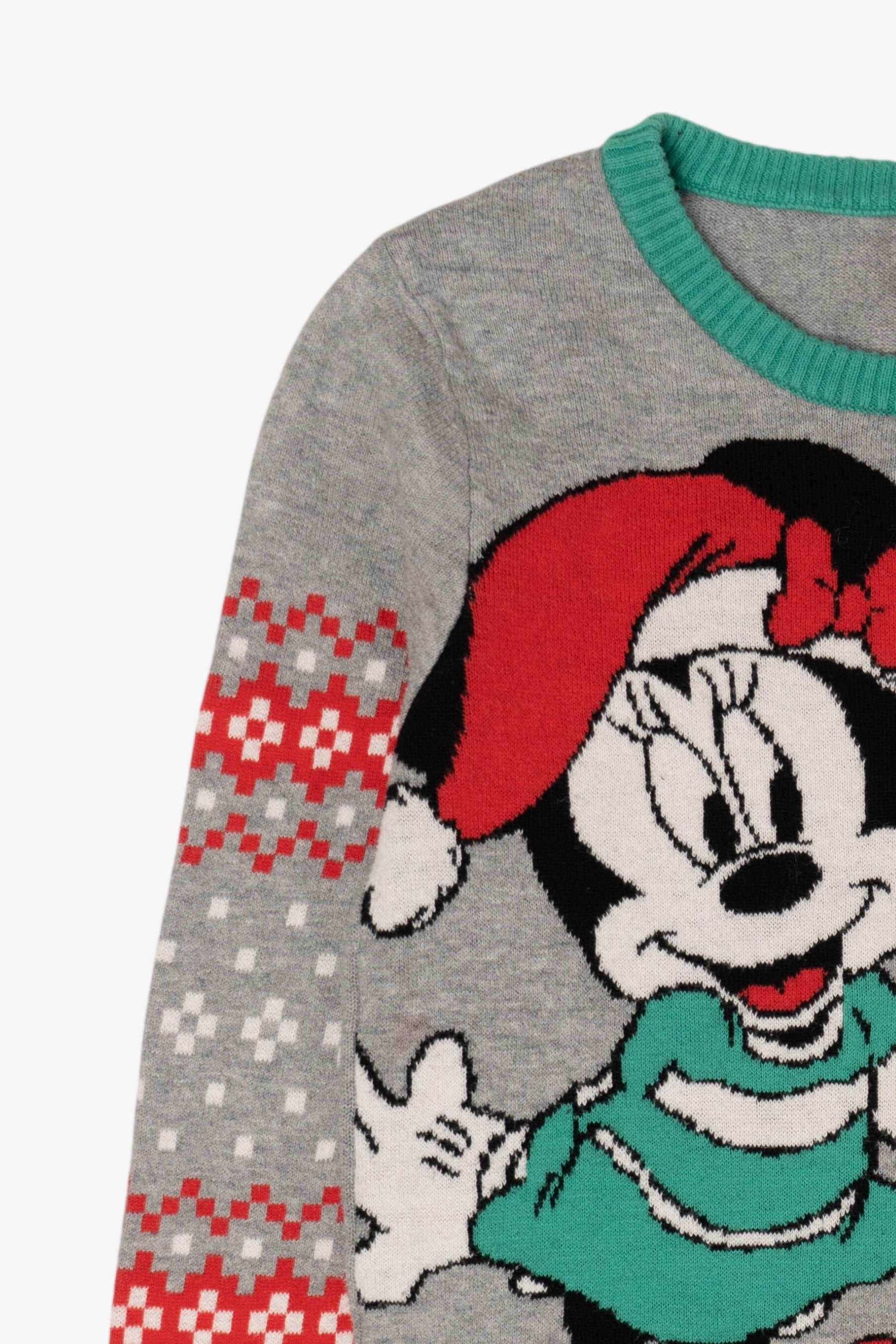 Kids Mickey And Minnie Mouse Disney Ugly Christmas Pullover (2010s)