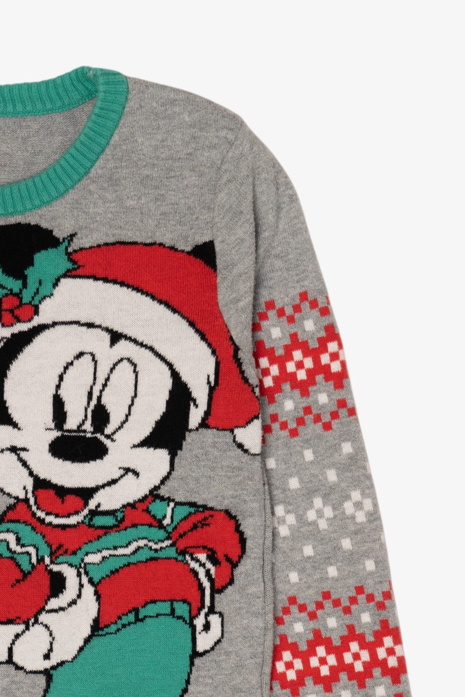 Kids Mickey And Minnie Mouse Disney Ugly Christmas Pullover (2010s)