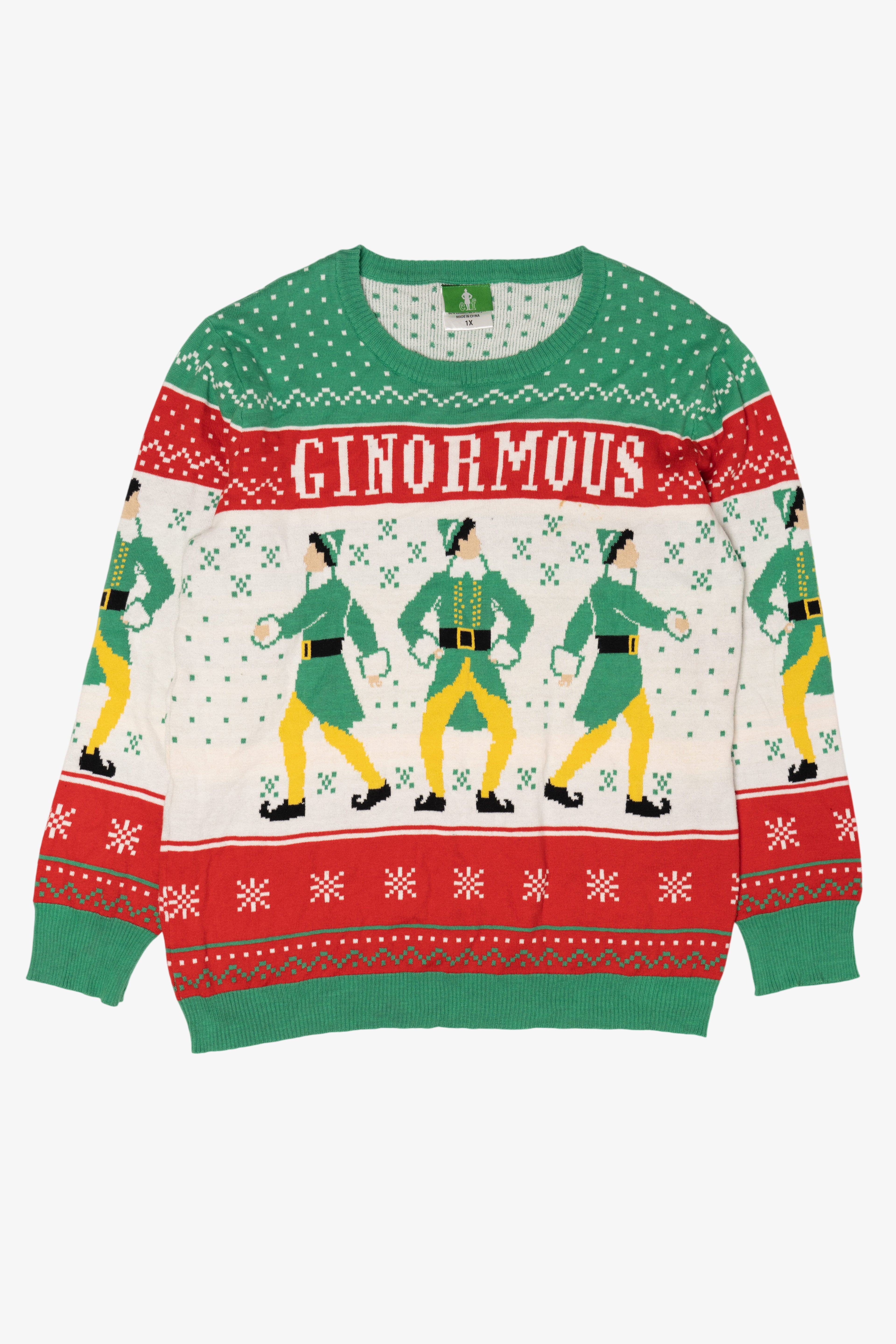 Elf "Ginormous" Ugly Christmas Pullover (2010s)