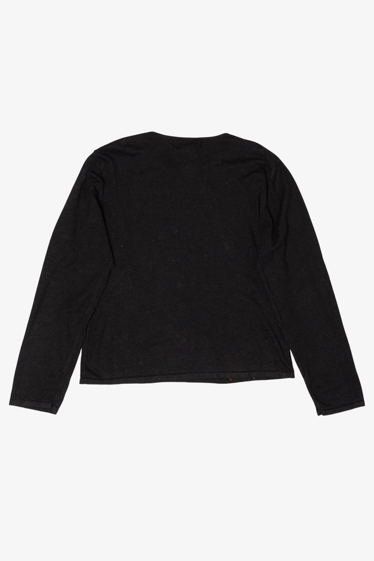 Vintage Black Heirloom Collectible Santa Sequin Ugly Christmas Pullover (2000s)
