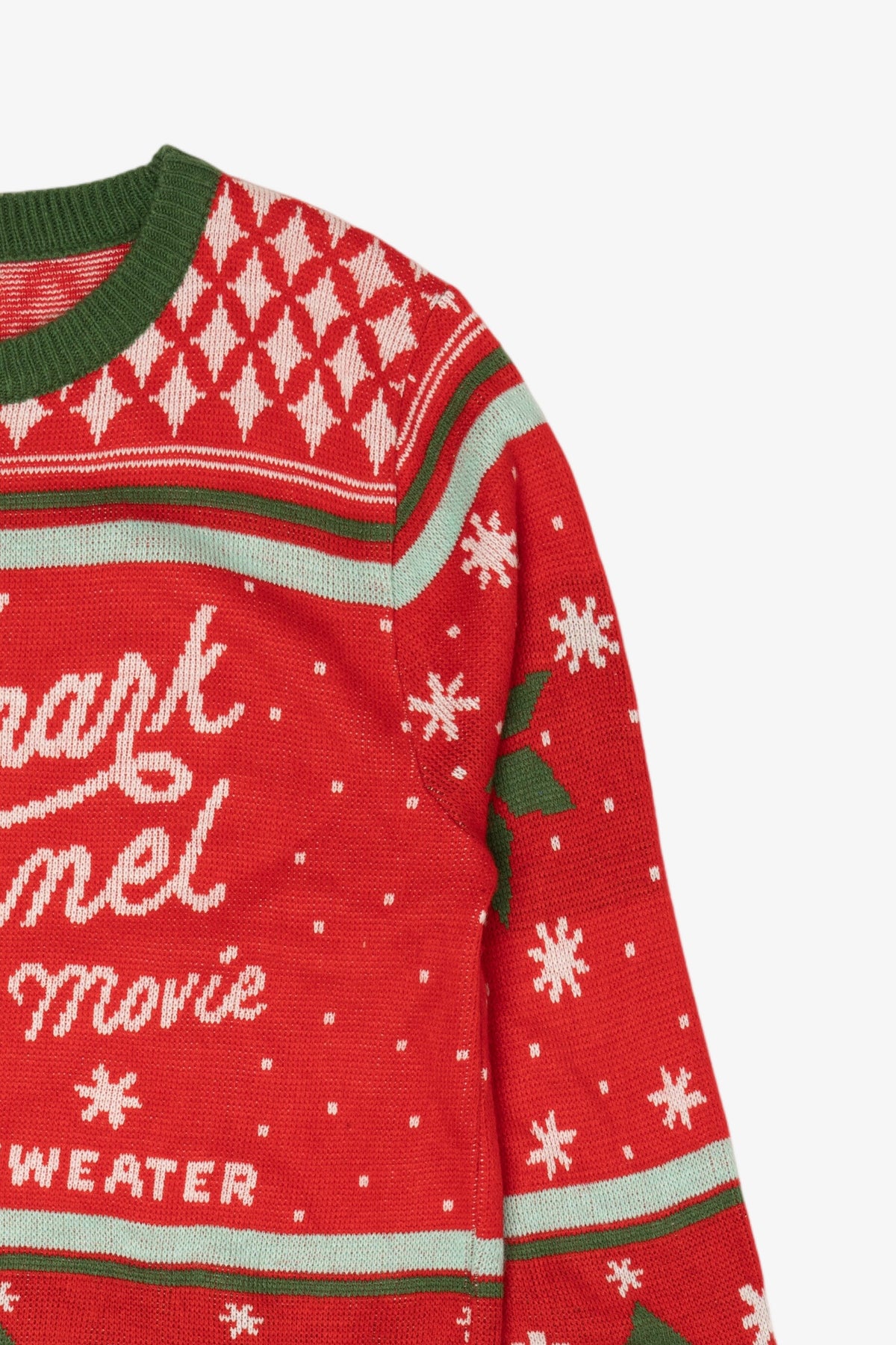 Red "This Is My Hallmark Channel Movie Watching Sweater" Ugly Christmas Pullover (2010s)