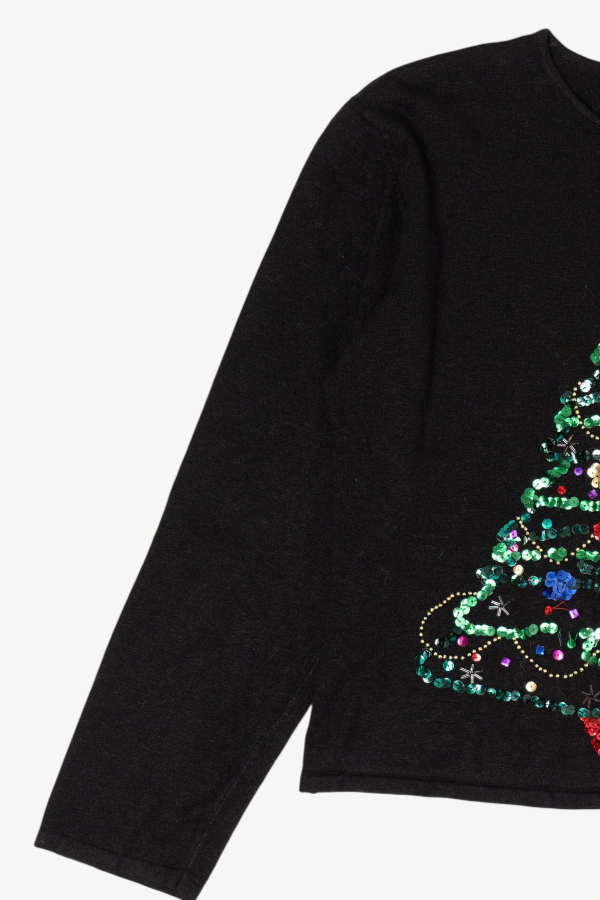 Vintage Black Heirloom Collectibles Tree Ugly Christmas Pullover (2000s)