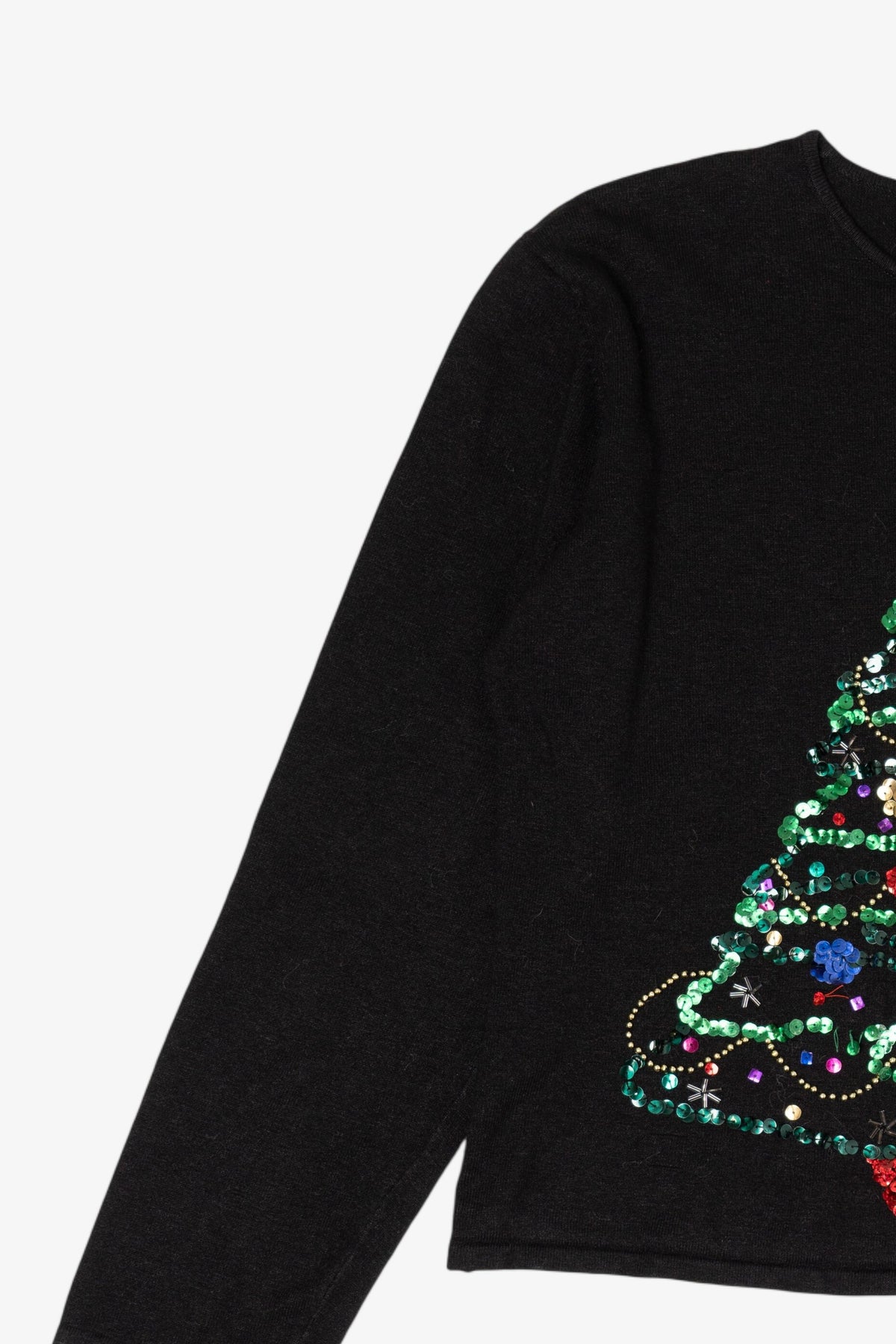 Vintage Black Heirloom Collectibles Tree Ugly Christmas Pullover (2000s)