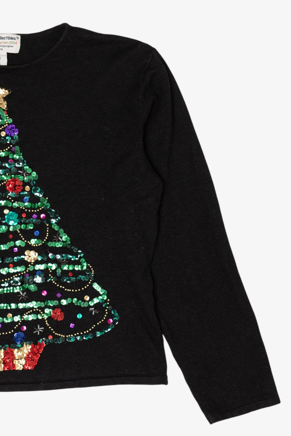 Vintage Black Heirloom Collectibles Tree Ugly Christmas Pullover (2000s)