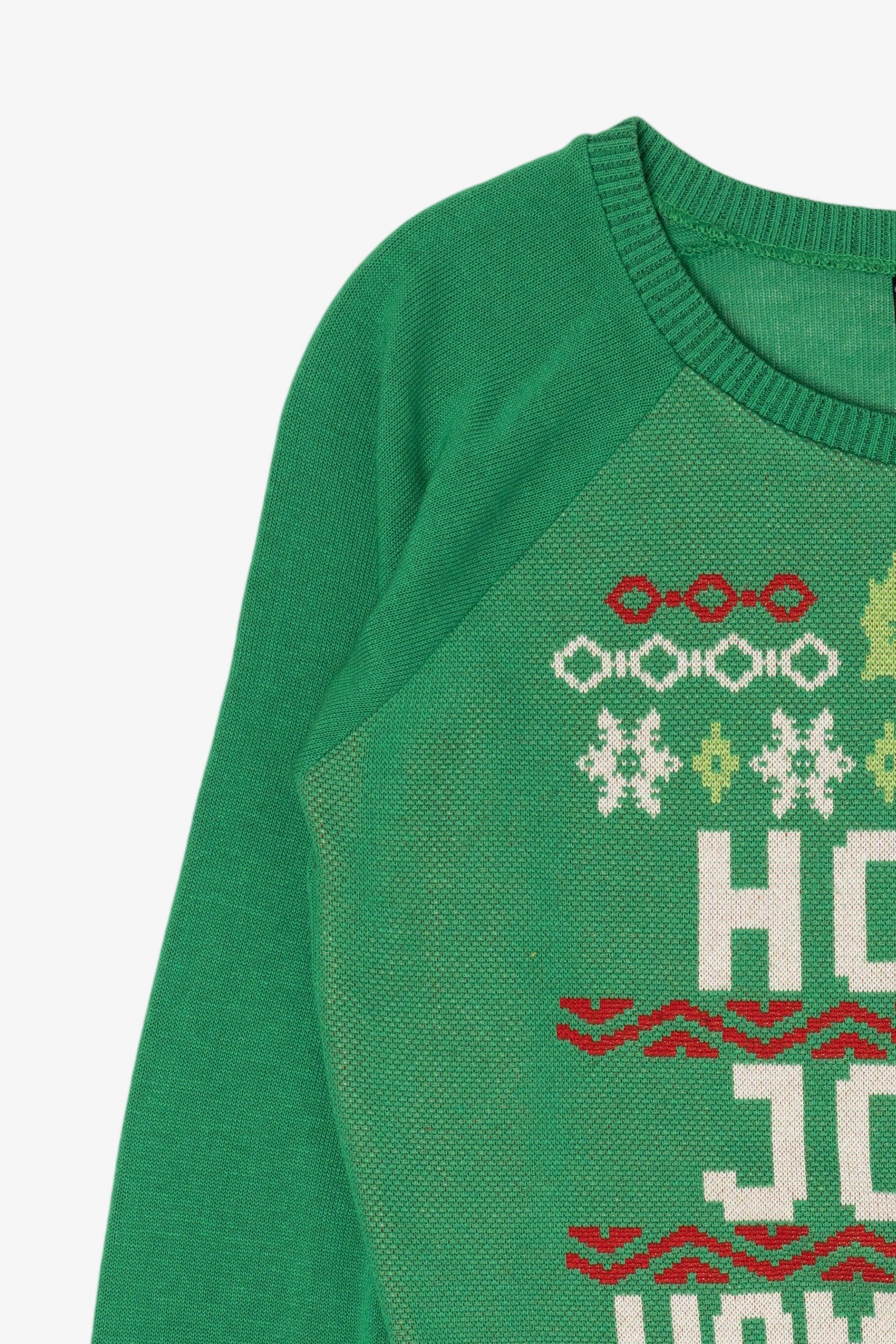 Green "Holy Jolly Hammered" Ugly Christmas Pullover (2010s)
