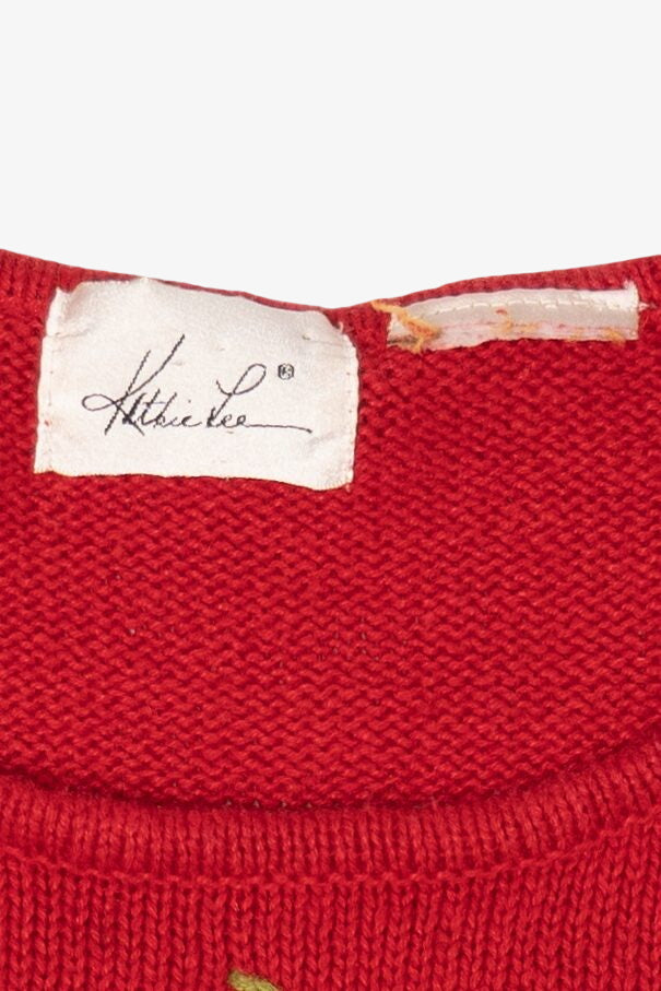 Vintage Red Kathie Lee Ugly Christmas Pullover (1990s)