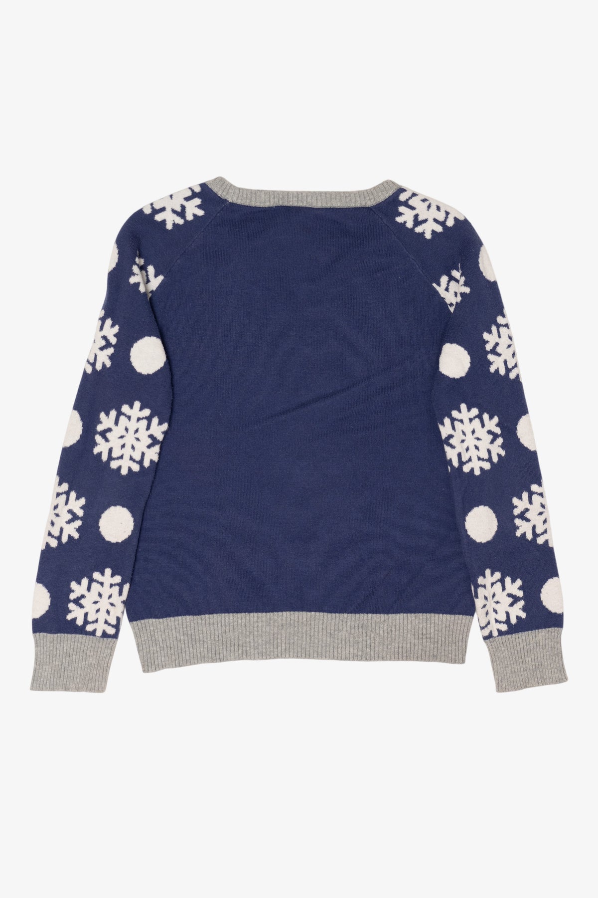 Kids "Let It Snow" Snowflakes Christmas Pullover (2020s)